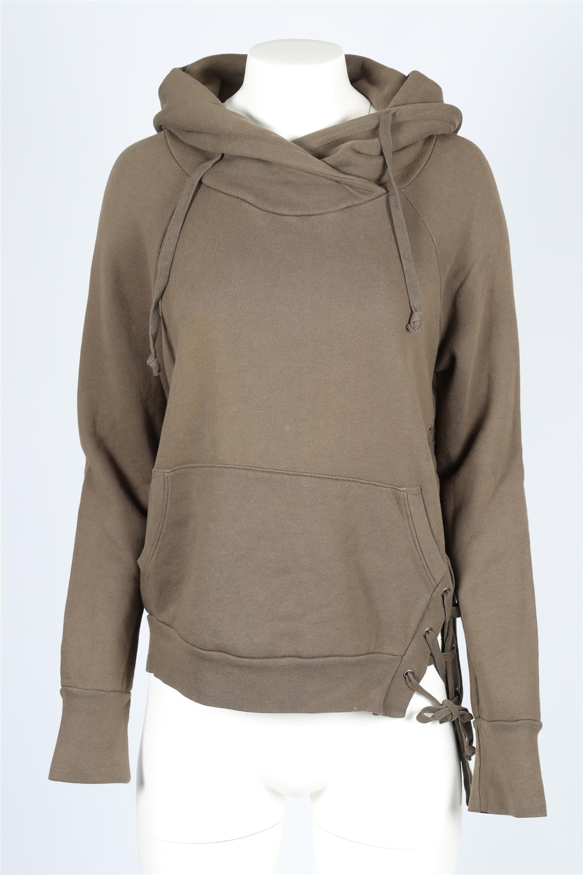 NSF GREEN COTTON HOODIE MEDIUM - Image 2