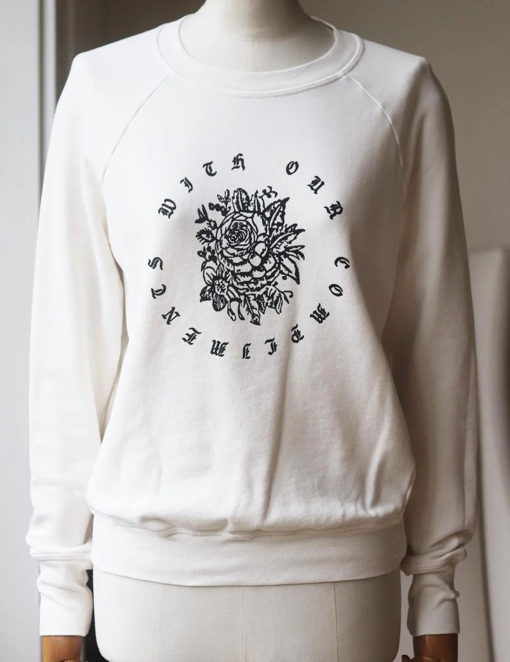 NSF PRINTED COTTON JERSEY SWEATSHIRT SMALL - Image 2