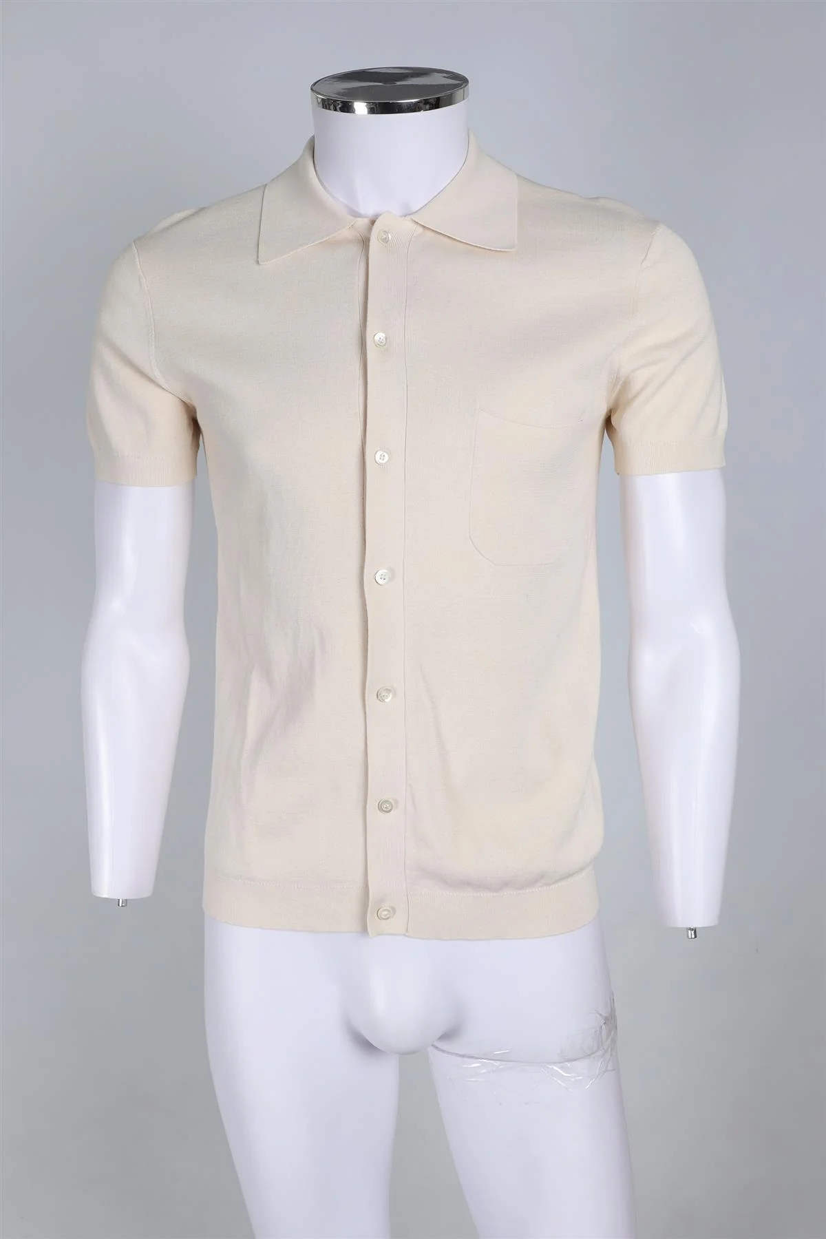 ODYSSEE CREAM MEN'S COTTON TOP SMALL - Image 2