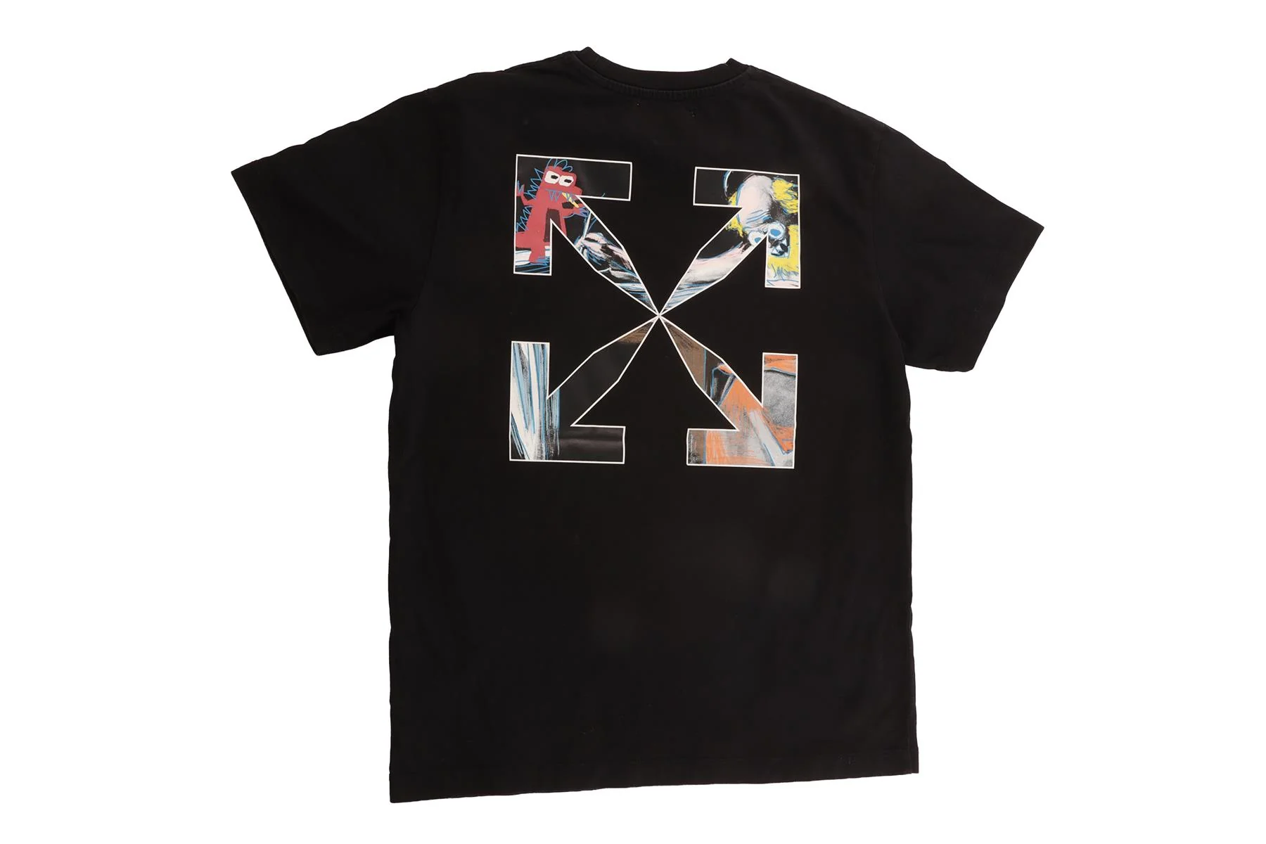OFF-WHITE BLACK KIDS BOYS T-SHIRT 10 YEARS - Image 4