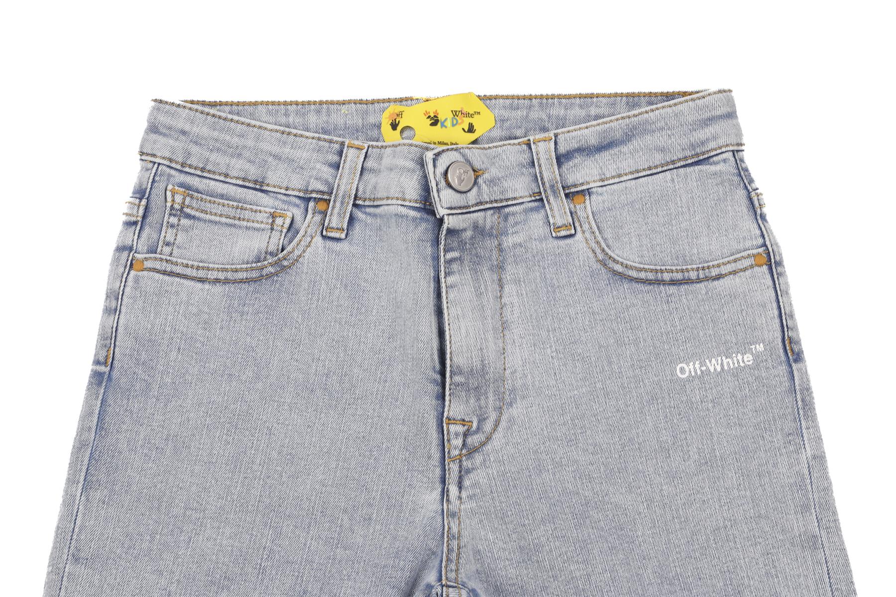 OFF-WHITE BLUE KIDS BOYS SHORTS 10 YEARS - Image 3