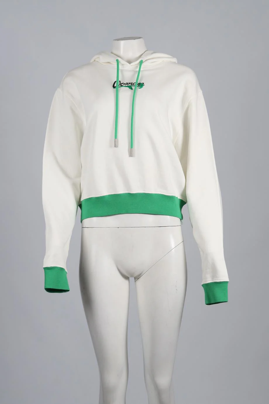 OFF-WHITE C/O VIRGIL ABLOH COTTON HOODIE SMALL - Image 2
