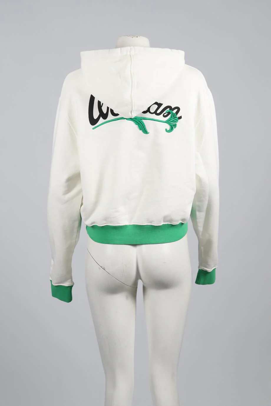 OFF-WHITE C/O VIRGIL ABLOH COTTON HOODIE SMALL - Image 4