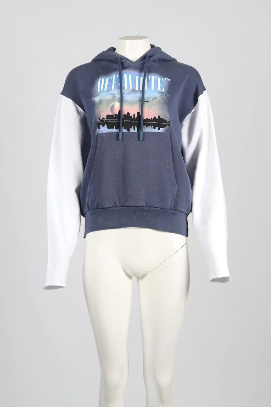 OFF-WHITE C/O VIRGIL ABLOH COTTON HOODIE SMALL - Image 2