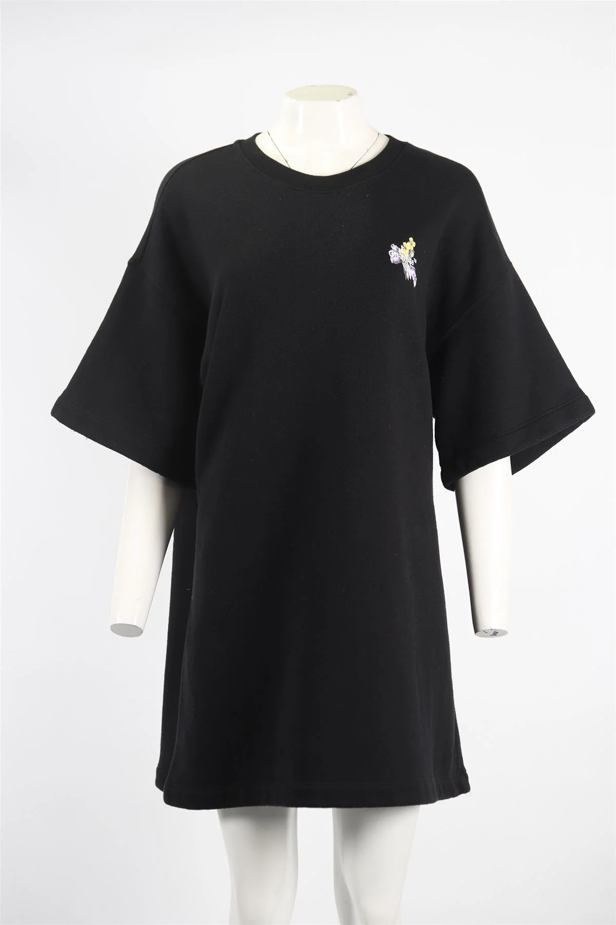 OFF-WHITE C/O VIRGIL ABLOH COTTON MINI DRESS SMALL - Image 2