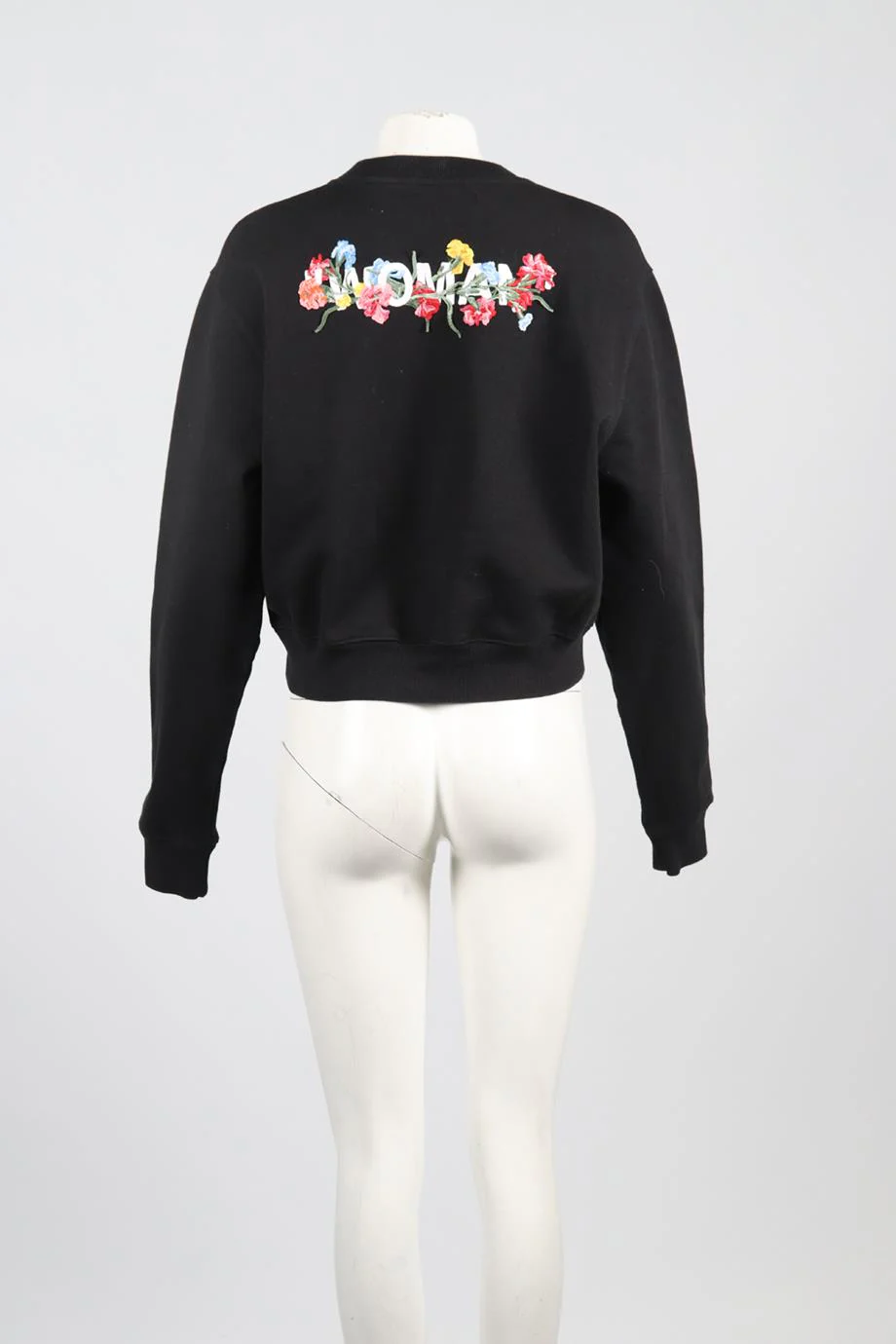 OFF-WHITE C/O VIRGIL ABLOH COTTON SWEATSHIRT SMALL - Image 4
