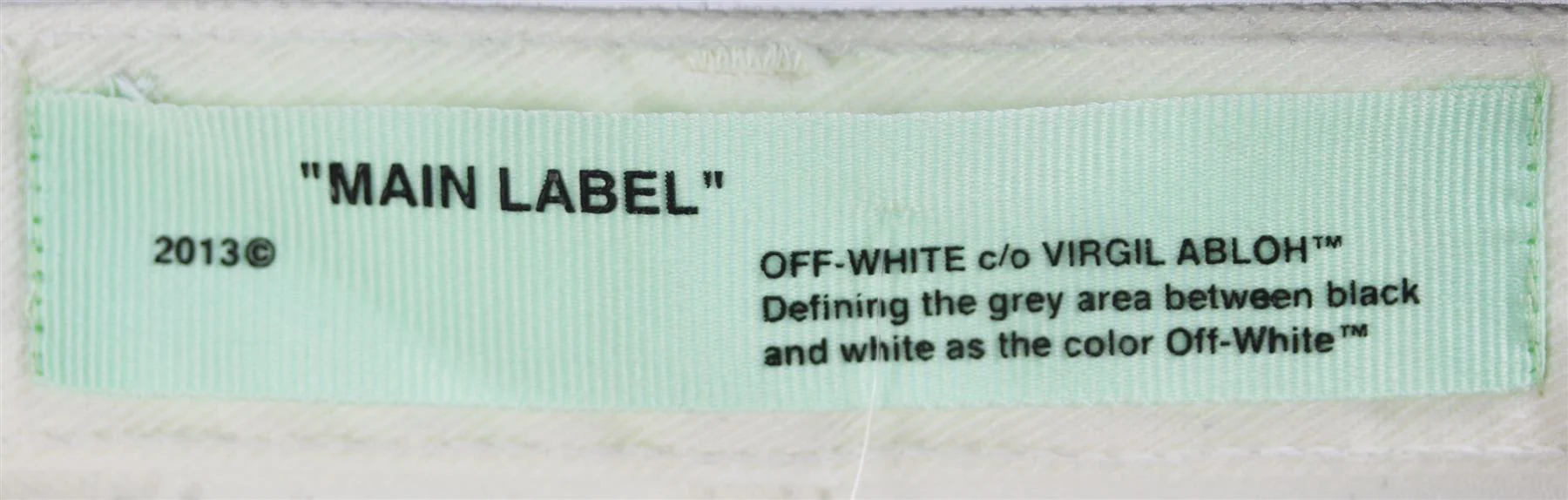 OFF-WHITE C/O VIRGIL ABLOH EMBELLISHED MIDI RISE BOYFRIEND JEANS W25 UK 6/8 - Image 4