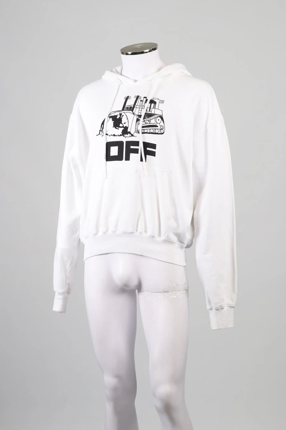 OFF-WHITE C/O VIRGIL ABLOH MEN'S COTTON HOODIE MEDIUM - Image 3
