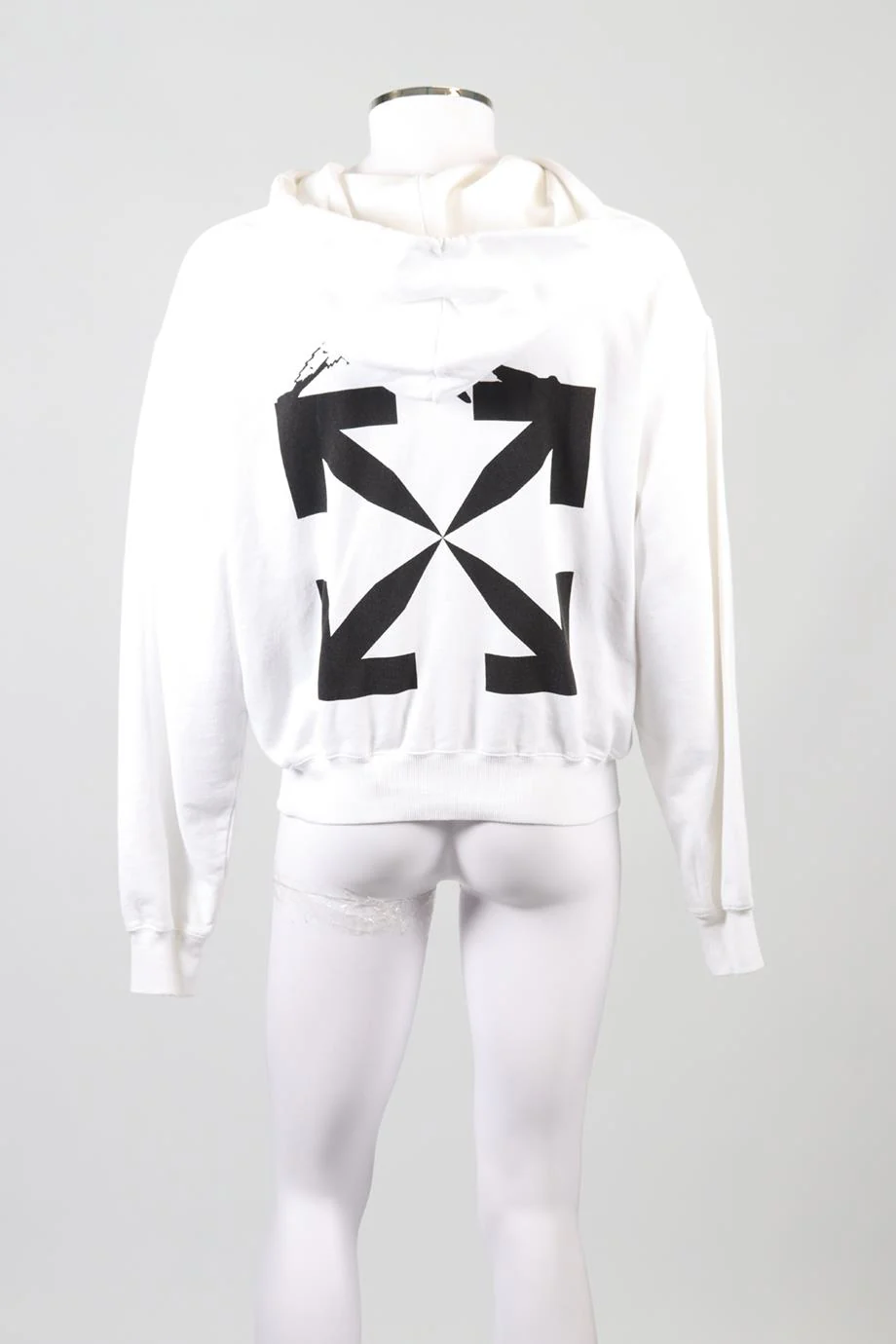 OFF-WHITE C/O VIRGIL ABLOH MEN'S COTTON HOODIE MEDIUM - Image 4