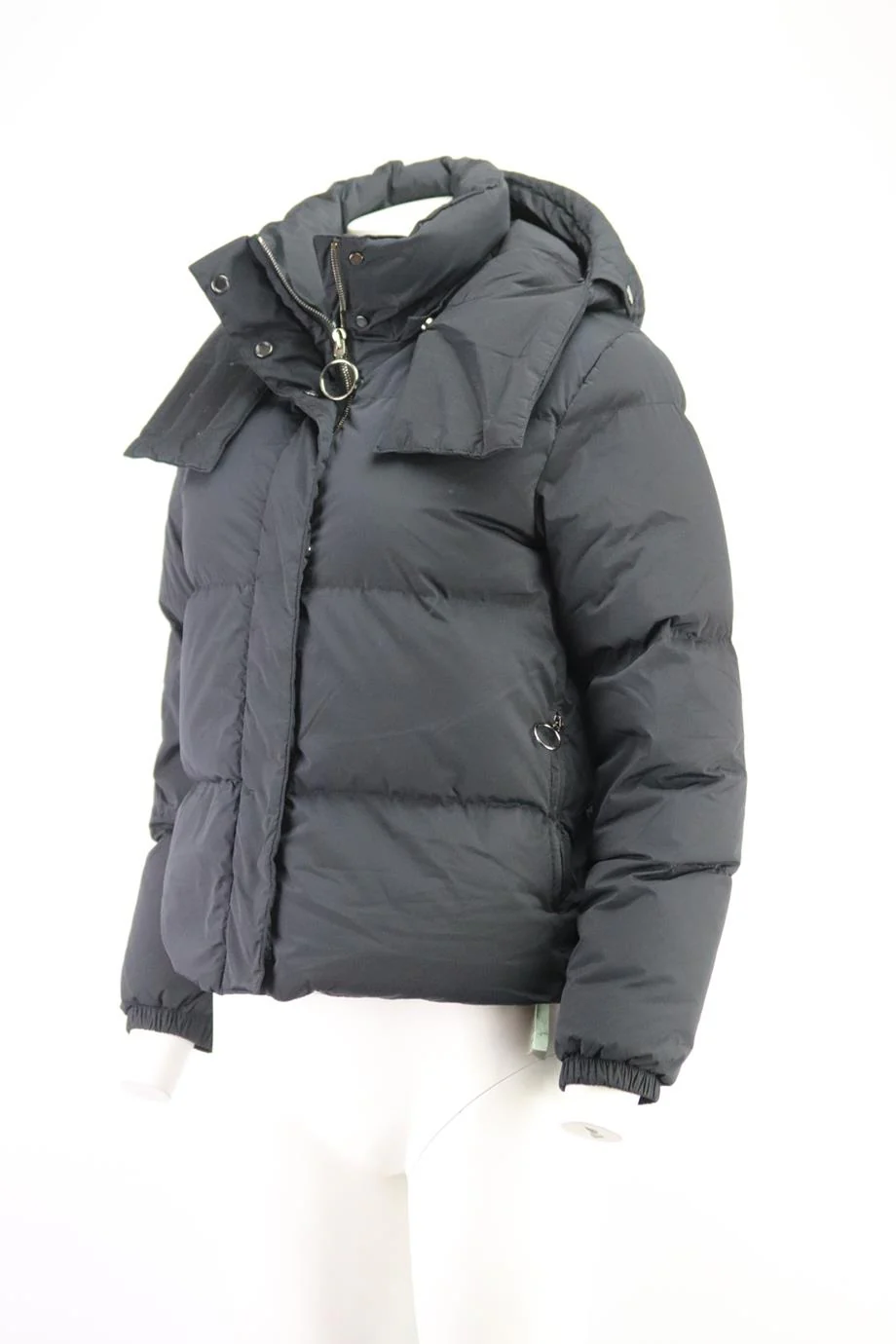 OFF-WHITE C/O VIRGIL ABLOH PRINTED QUILTED SHELL DOWN JACKET IT 38 UK 6 - Image 3