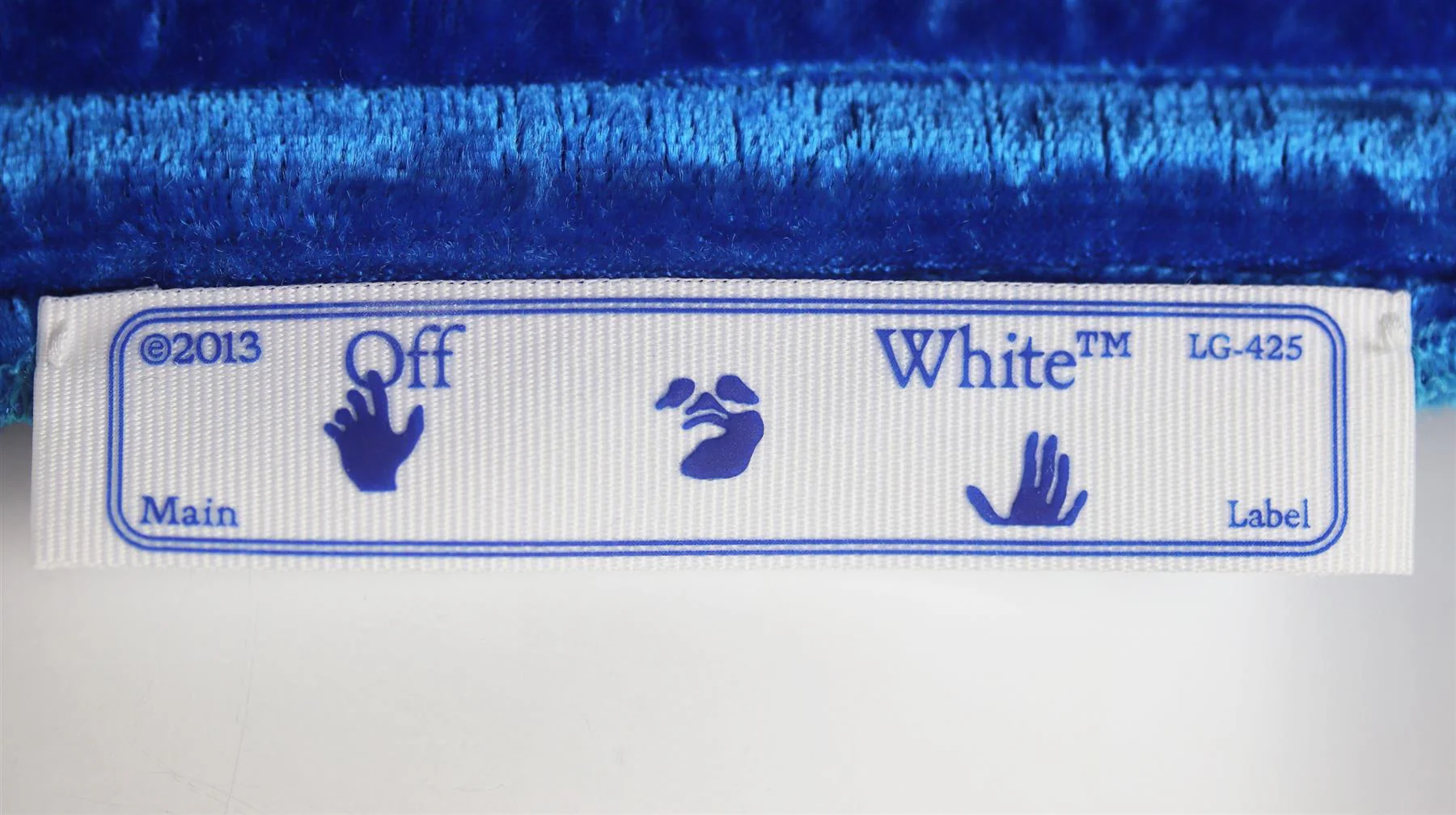 OFF-WHITE C/O VIRGIL ABLOH SILK VELVET PANTS IT 40 UK 8 - Image 5