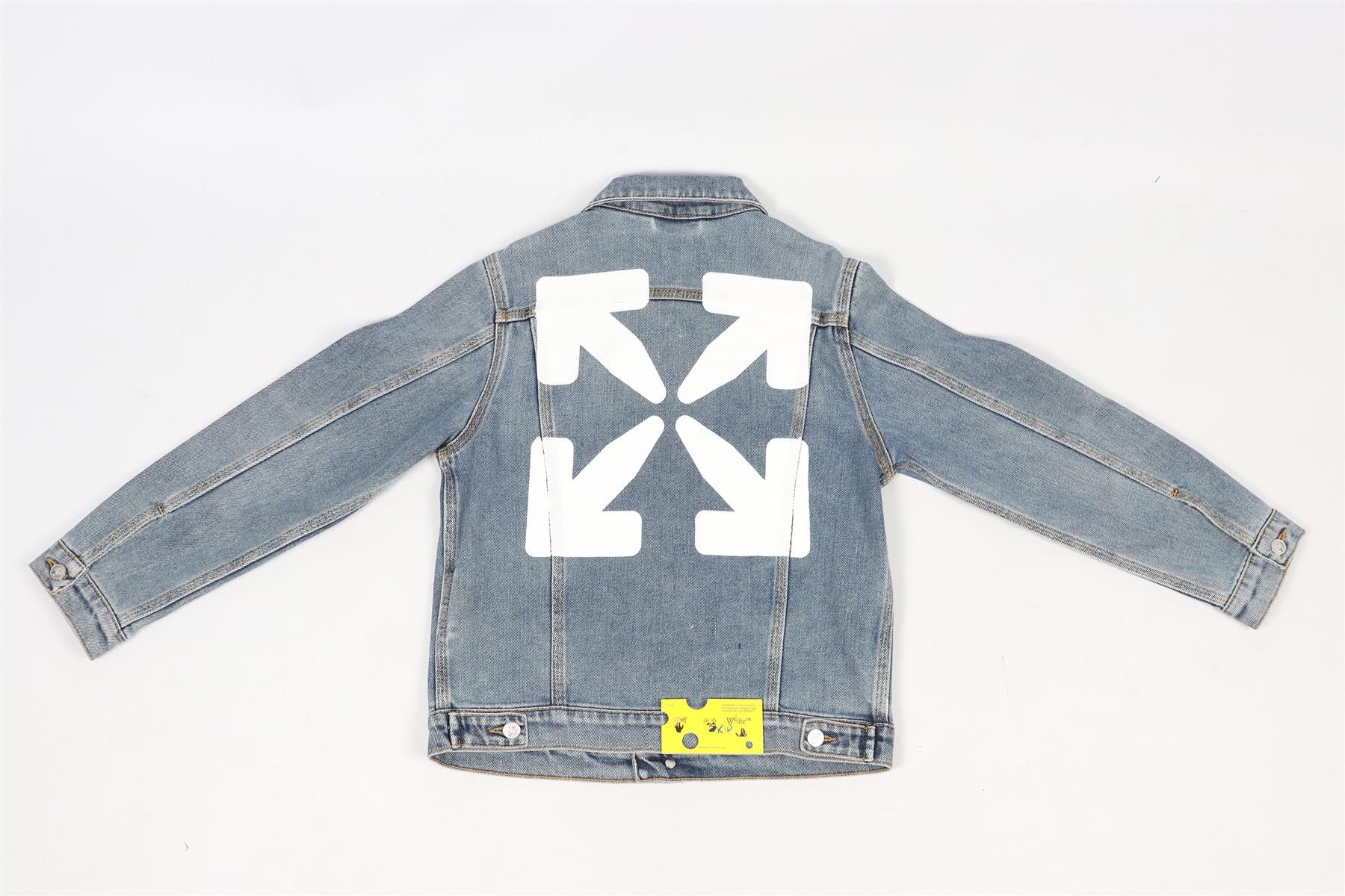 OFF-WHITE KIDS BOYS DENIM JACKET 8 YEARS - Image 4