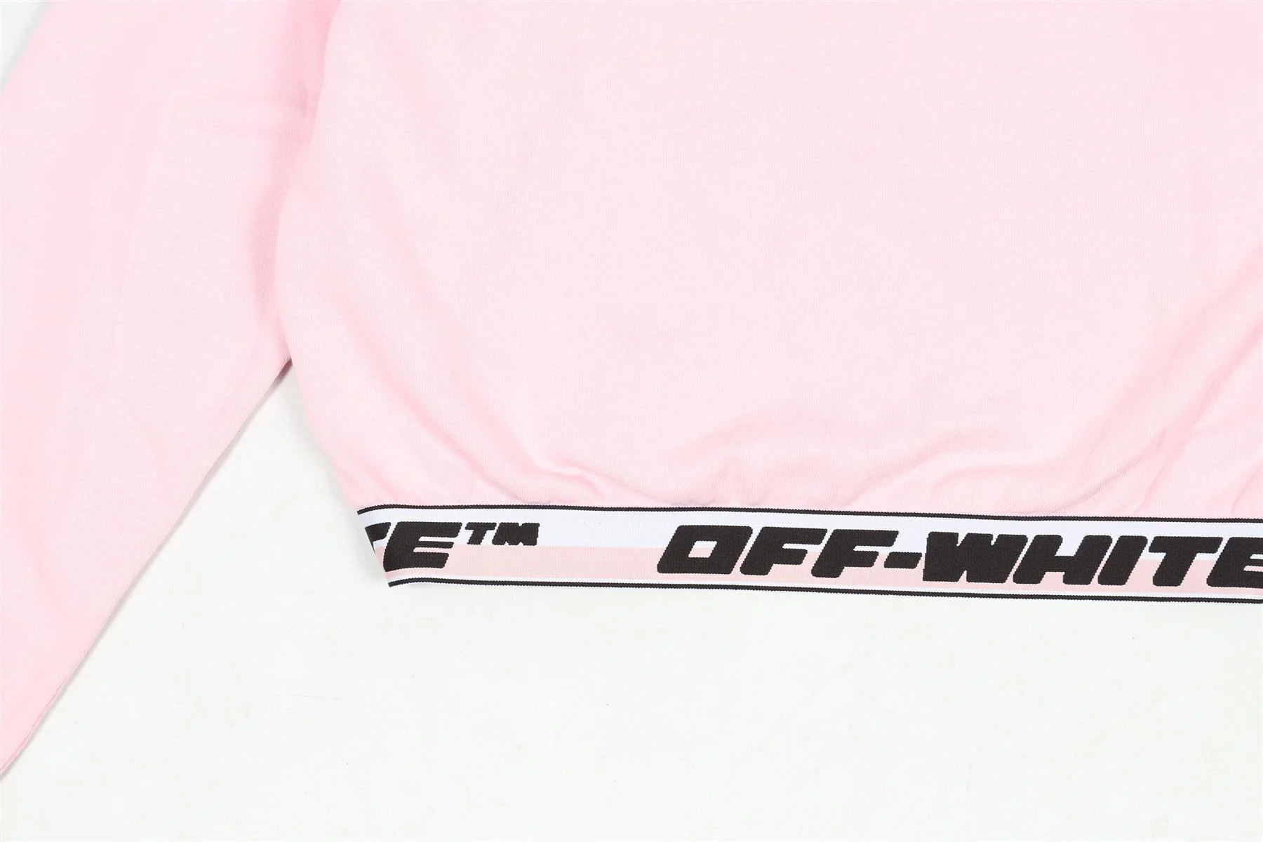 OFF-WHITE PINK KIDS GIRLS COTTON HOODIE 12 YEARS - Image 5