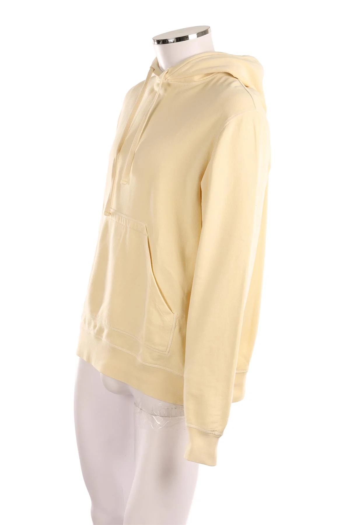 OFFICINE GENERALE CREAM MEN'S COTTON HOODIE MEDIUM - Image 2