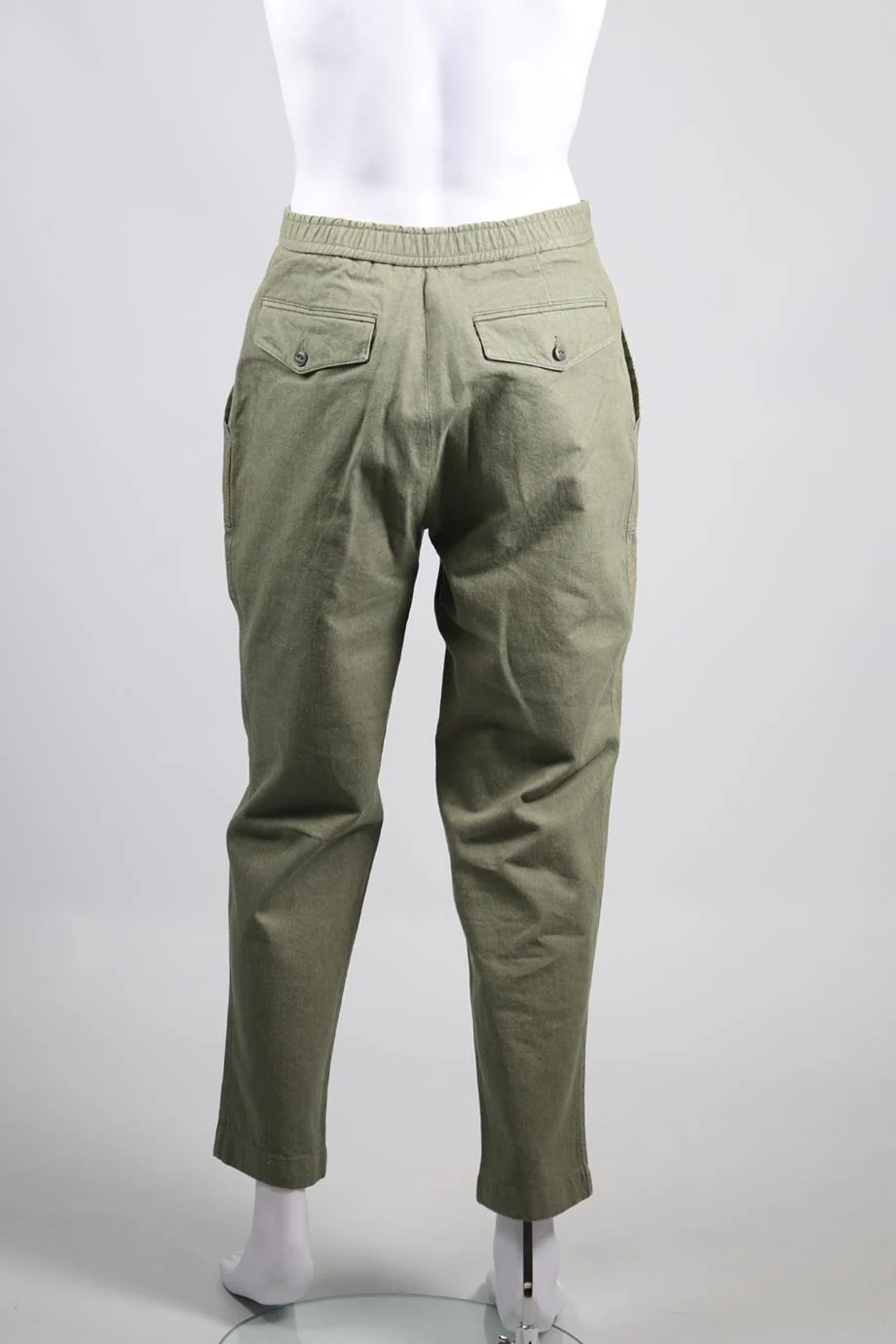 OFFICINE GENERALE MEN'S COTTON TAPERED PANTS IT 46 UK/ US WAIST 30 - Image 4