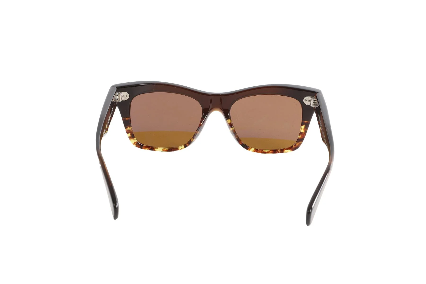 OLIVER PEOPLES BROWN SQUARE FRAME ACETATE SUNGLASSES - Image 5