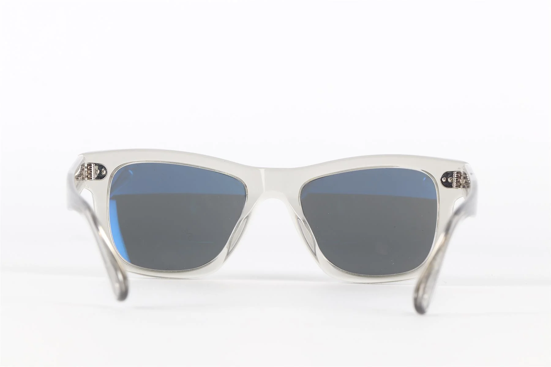 OLIVER PEOPLES CLEAR SQUARE FRAME ACETATE SUNGLASSES - Image 4