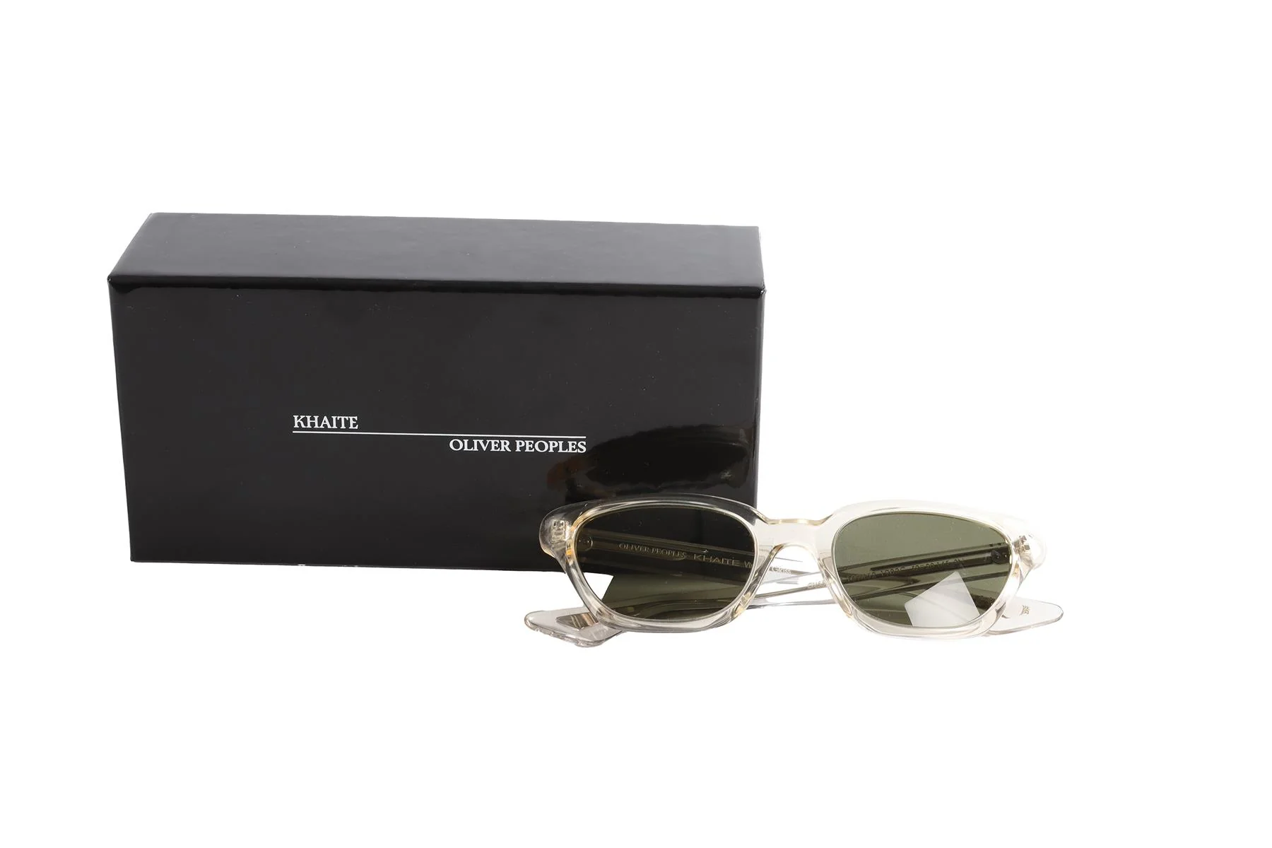 OLIVER PEOPLES + KHAITE NEUTRALS CAT EYE ACETATE SUNGLASSES - Image 9