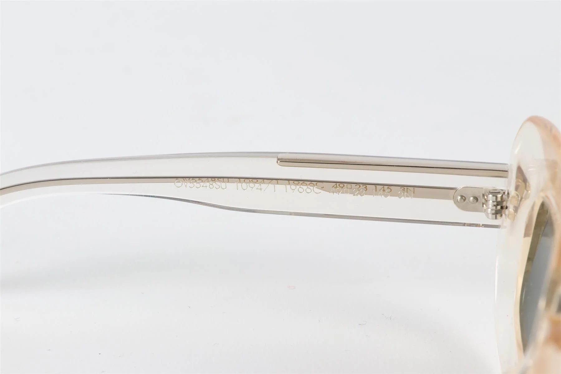 OLIVER PEOPLES + KHAITE NEUTRALS RECTANGLE FRAME ACETATE SUNGLASSES - Image 6