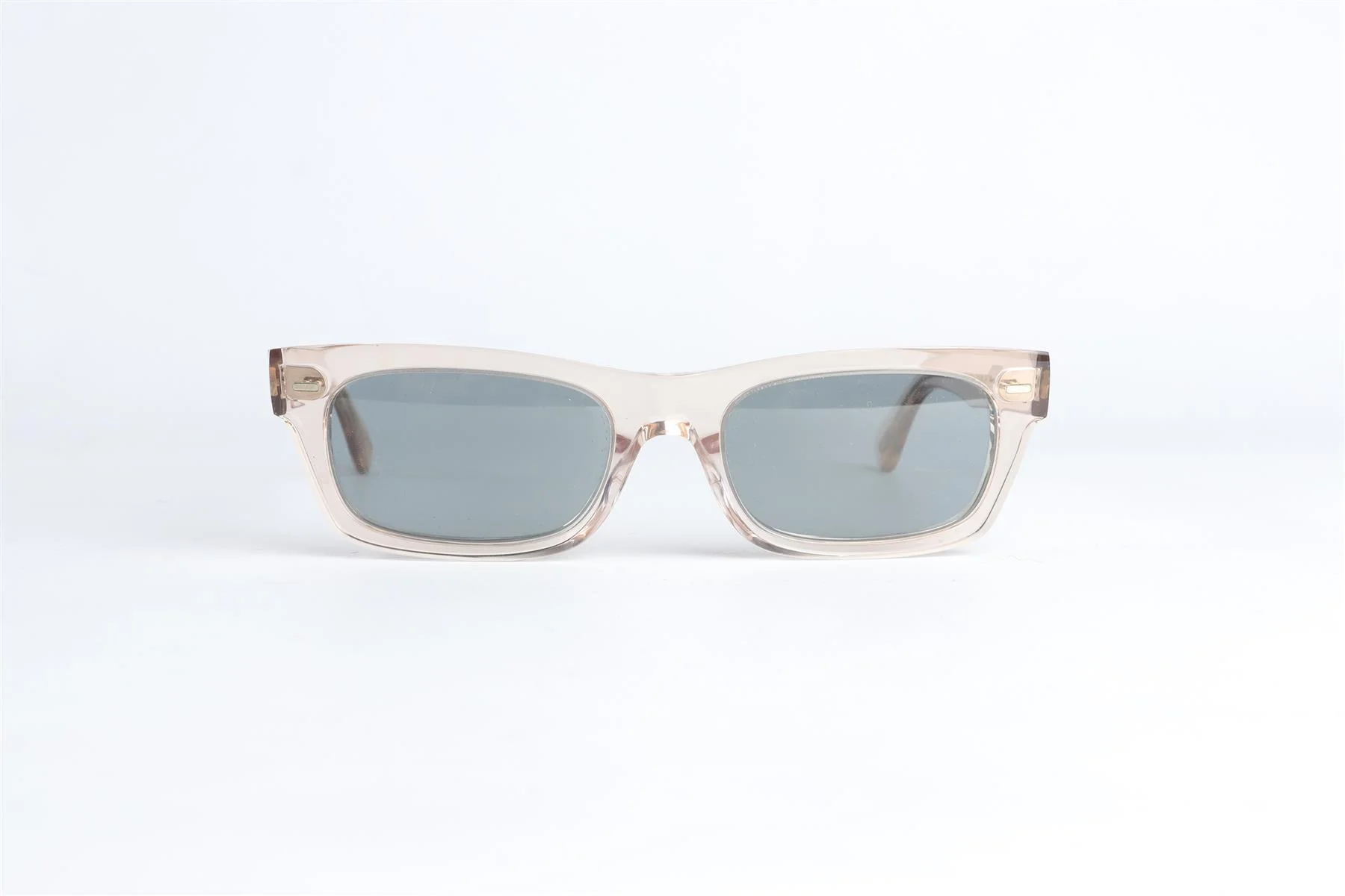 OLIVER PEOPLES NUDE RECTANGLE FRAME ACETATE SUNGLASSES - Image 3