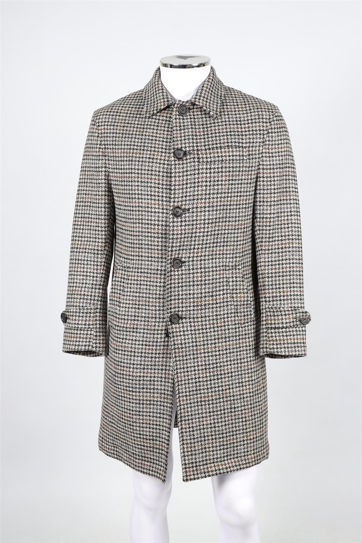 OLIVER SPENCER BEIGE MEN'S WOOL COAT UK 36 - Image 2