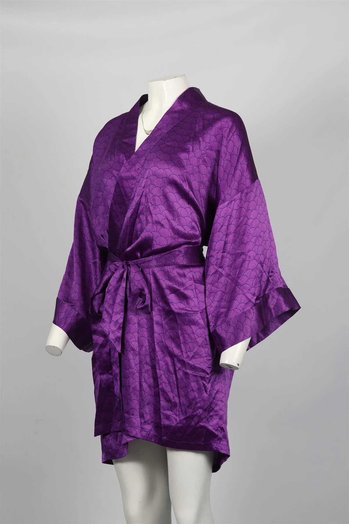 OLIVIA VON HALLE SILK ROBE ONE SIZE - Image 3