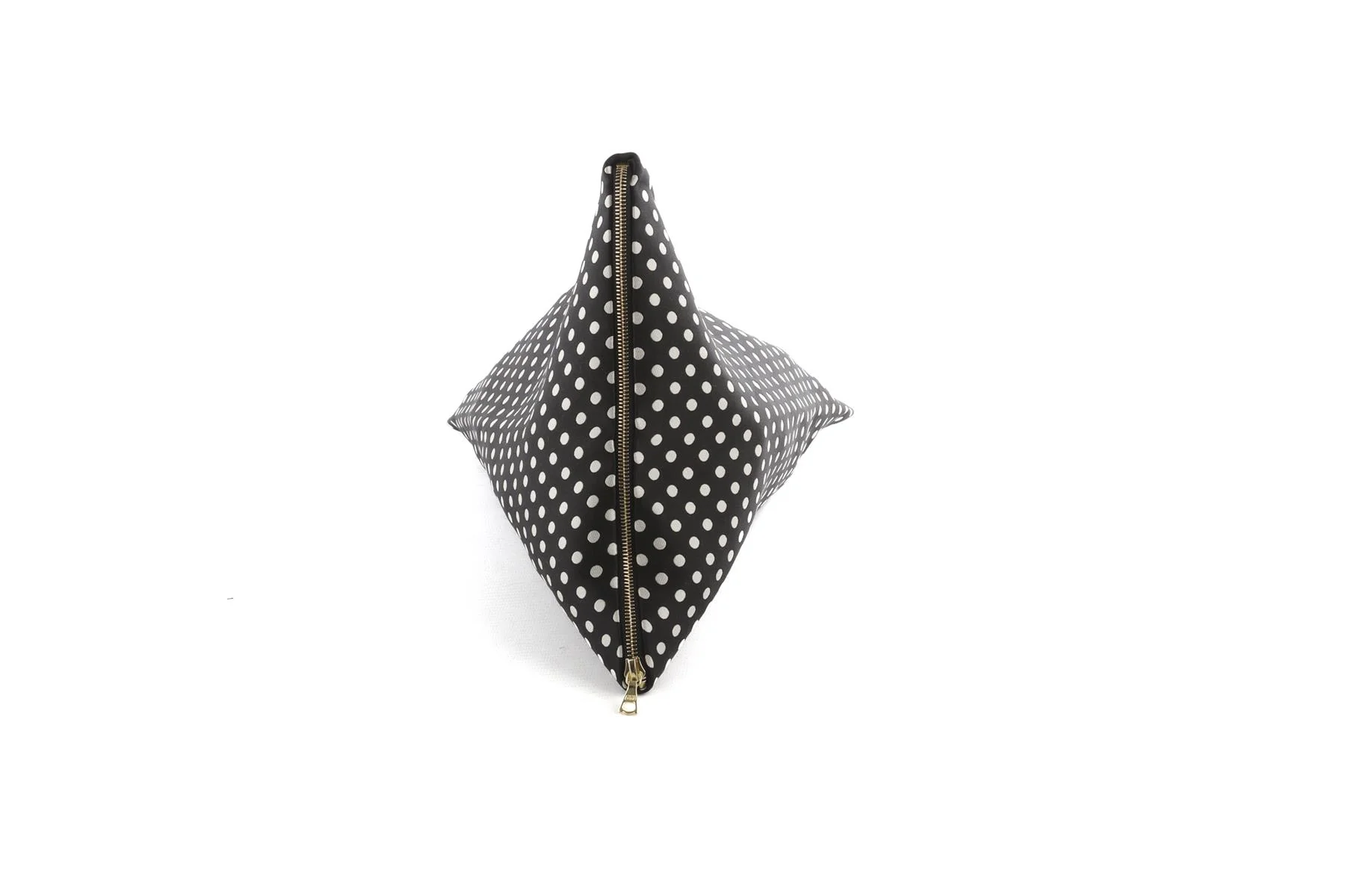 ONE/OF by Patricia Voto Black Satin Clutch - Image 5