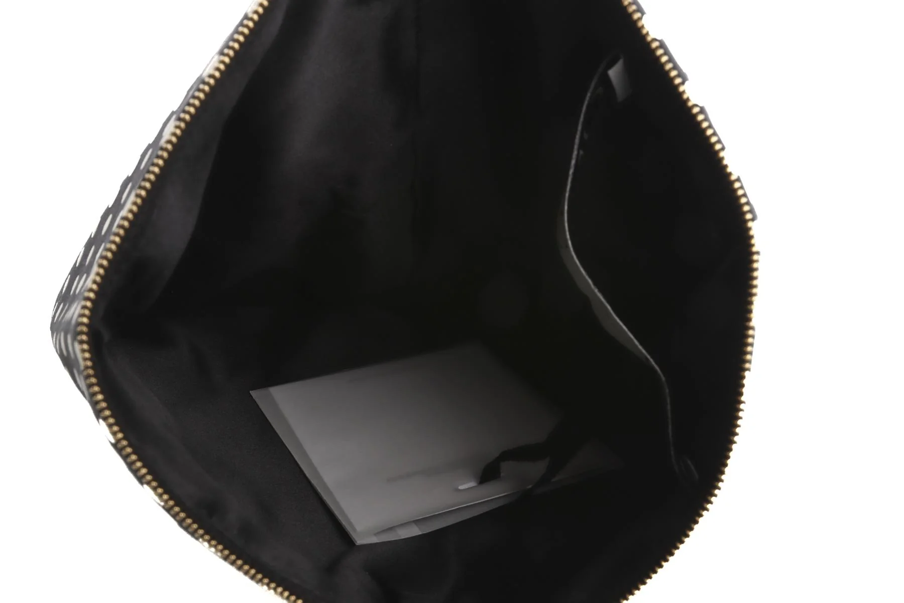ONE/OF by Patricia Voto Black Satin Clutch - Image 9