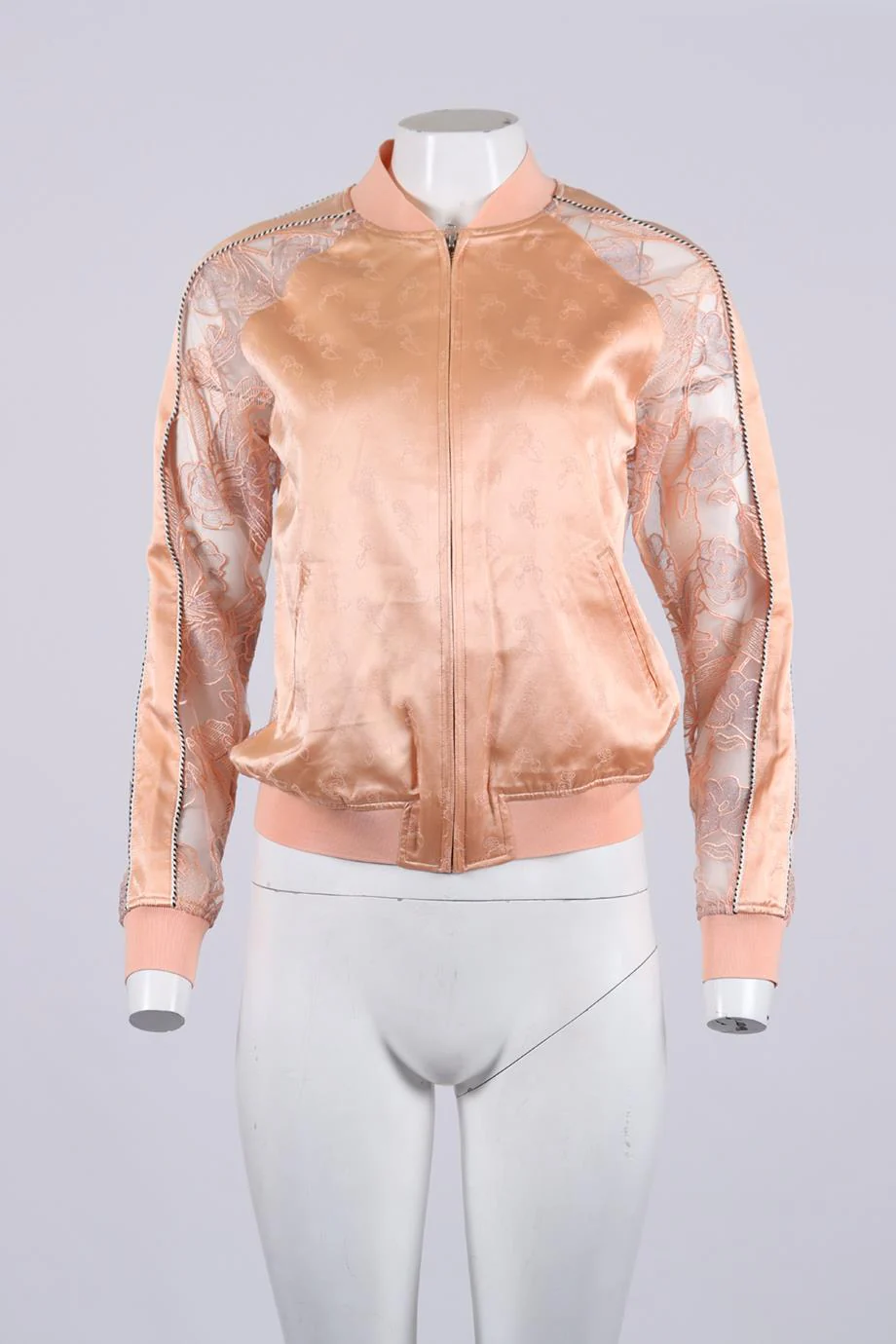 OPENING CEREMONY SILK BOMBER JACKET XSMALL - Image 2