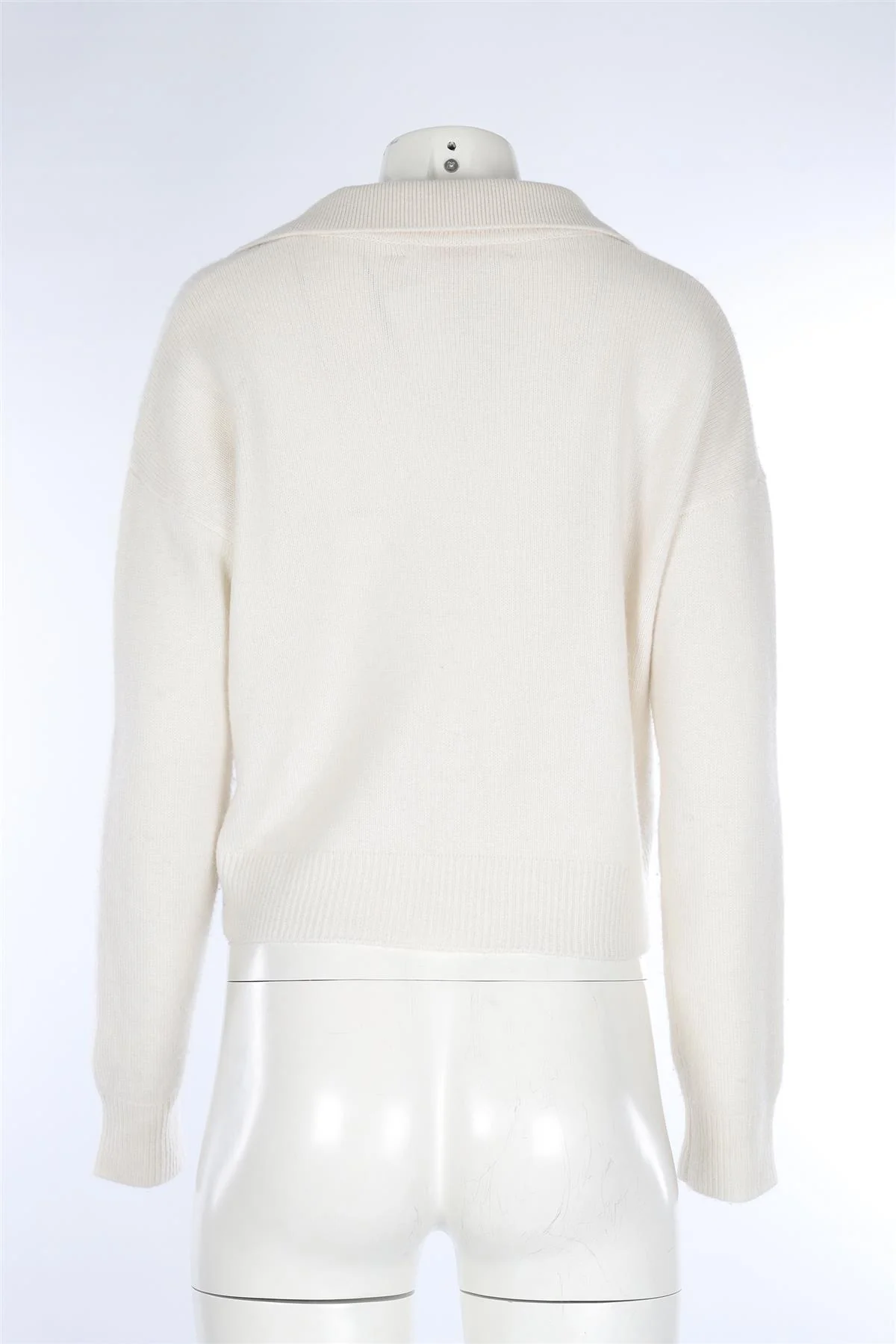 ORGANIC BY JOHN PATRICK CREAM CASHMERE SWEATER SMALL - Image 4