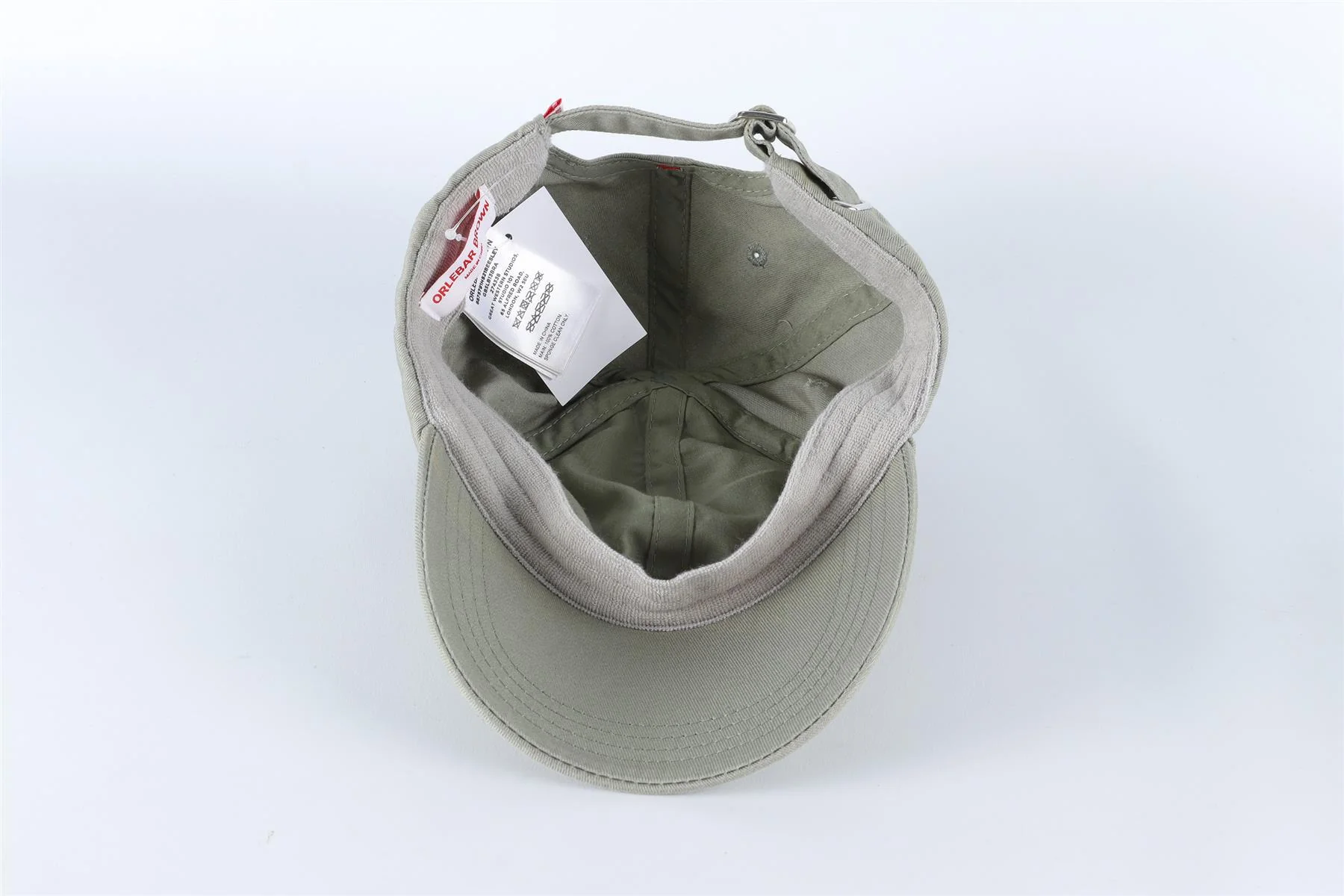 ORLEBAR BROWN GREEN MEN'S COTTON BASEBALL CAP - Image 5