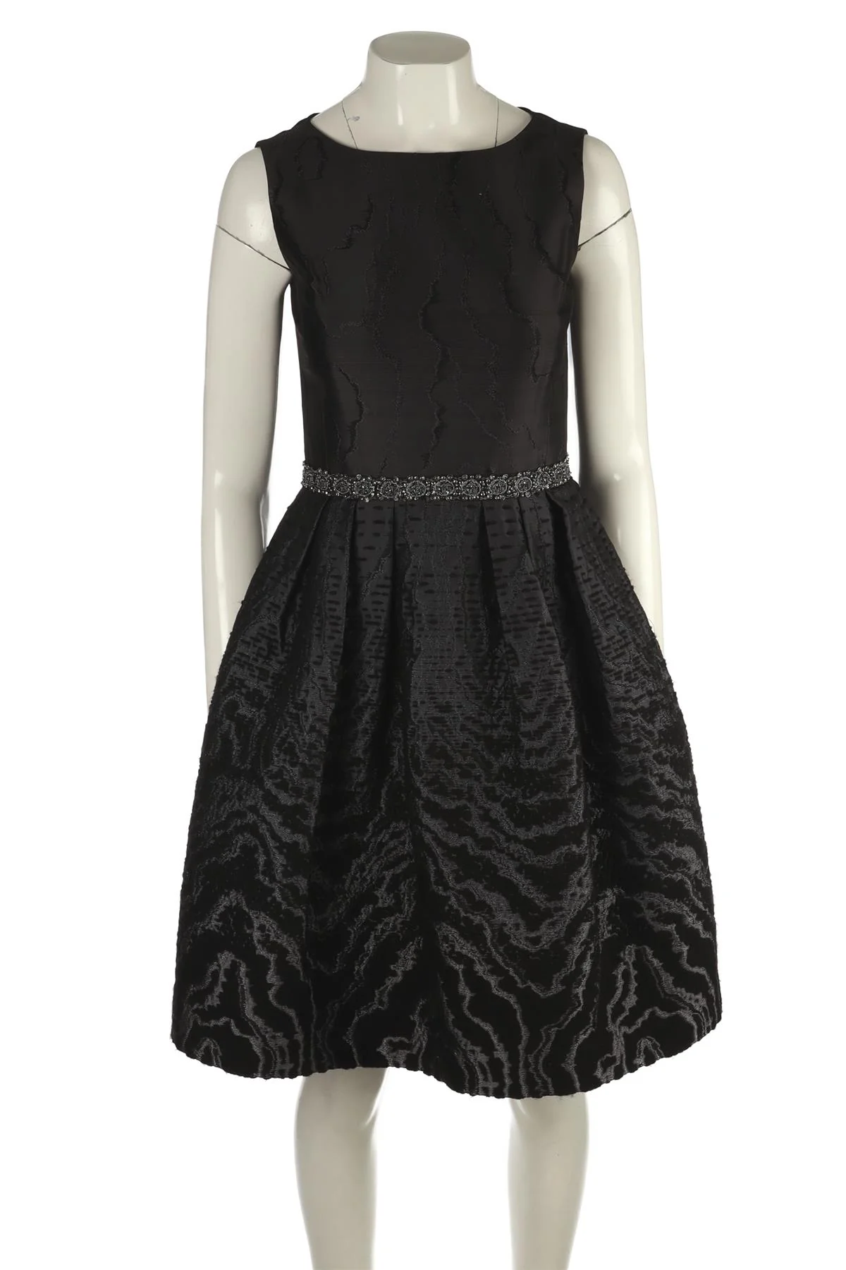 OSCAR DE LA RENTA BLACK MIDI DRESS US 4 UK 8 - Image 2