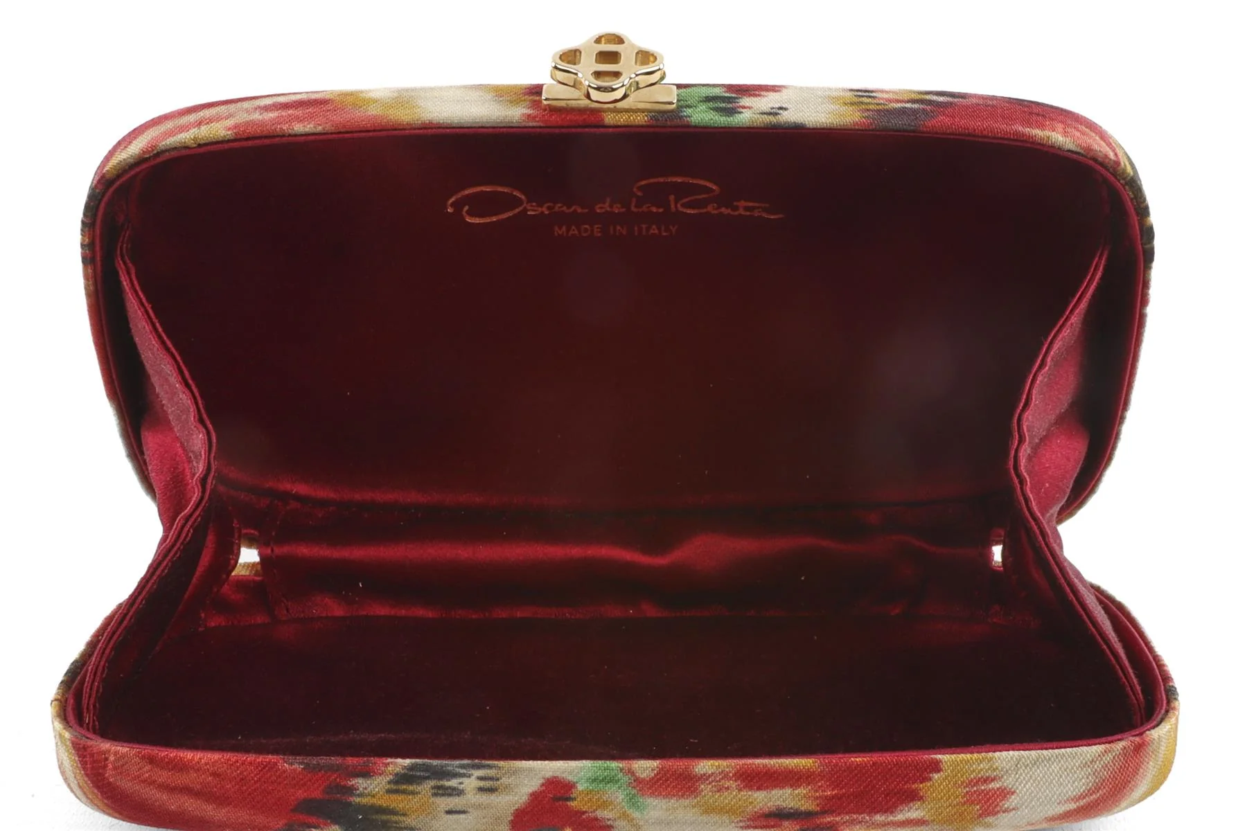 OSCAR DE LA RENTA MULTI SATIN CLUTCH - Image 9