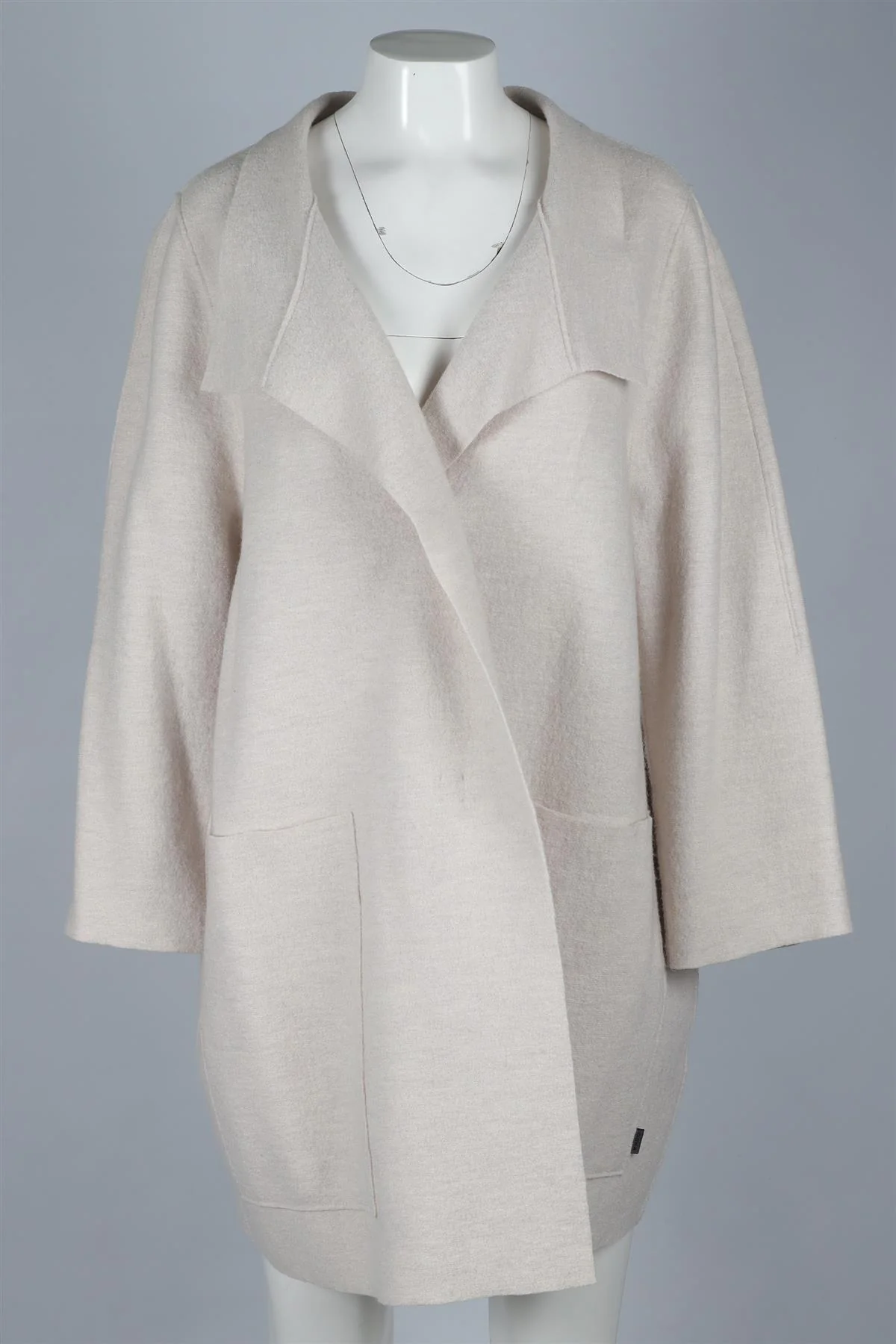 OSKA CREAM WOOL COAT UK 14/16 - Image 2