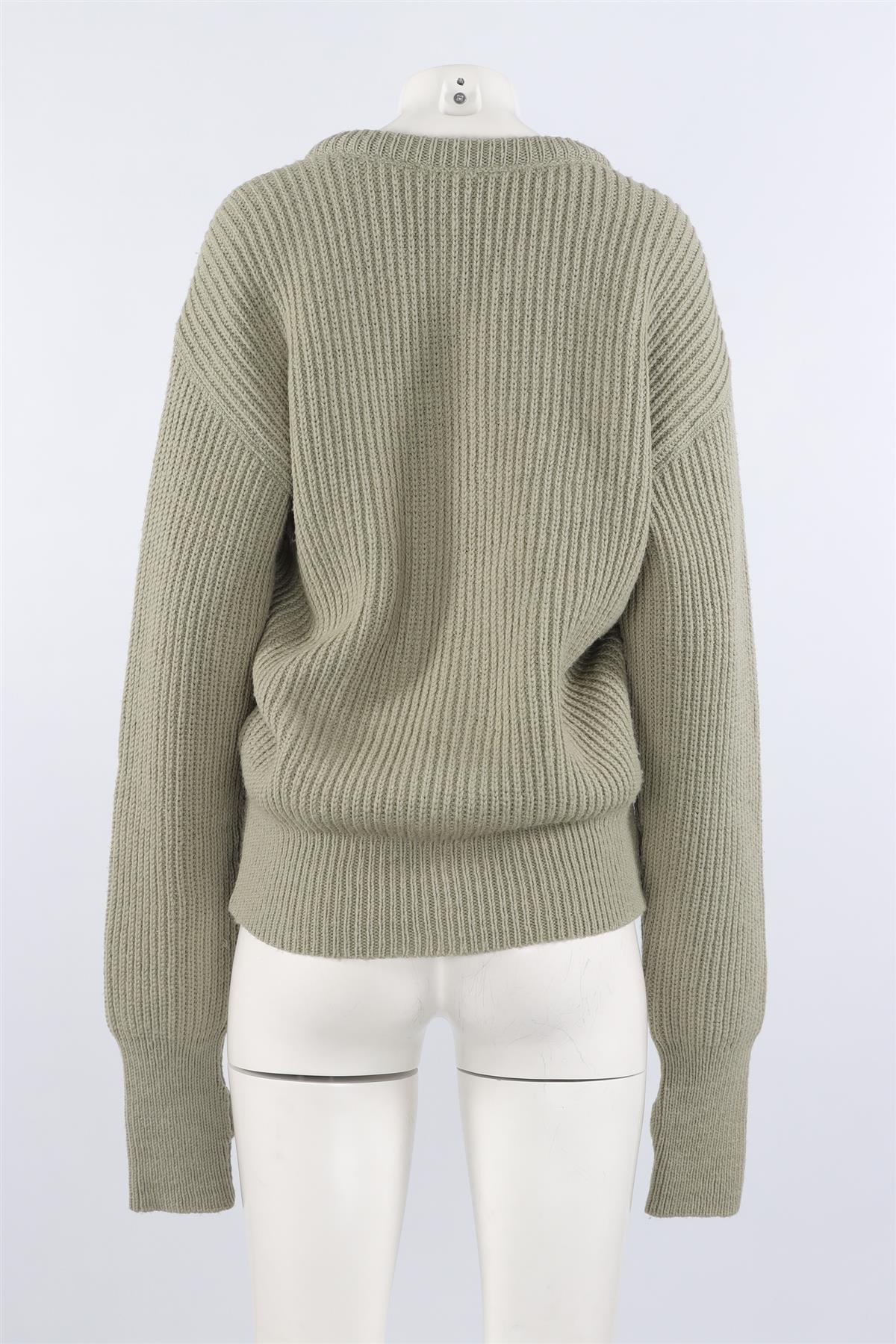 OUR LEGACY GREEN MEN'S WOOL CARDIGAN IT 50 - Image 4