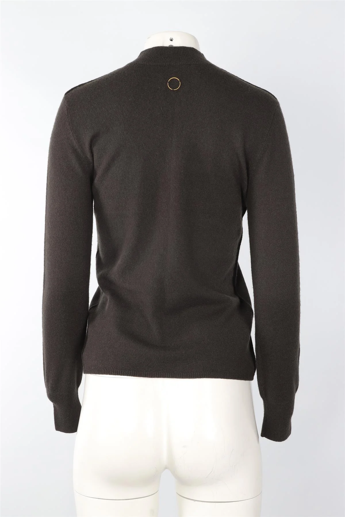 OYUNA GREEN CASHMERE SWEATER SMALL - Image 4