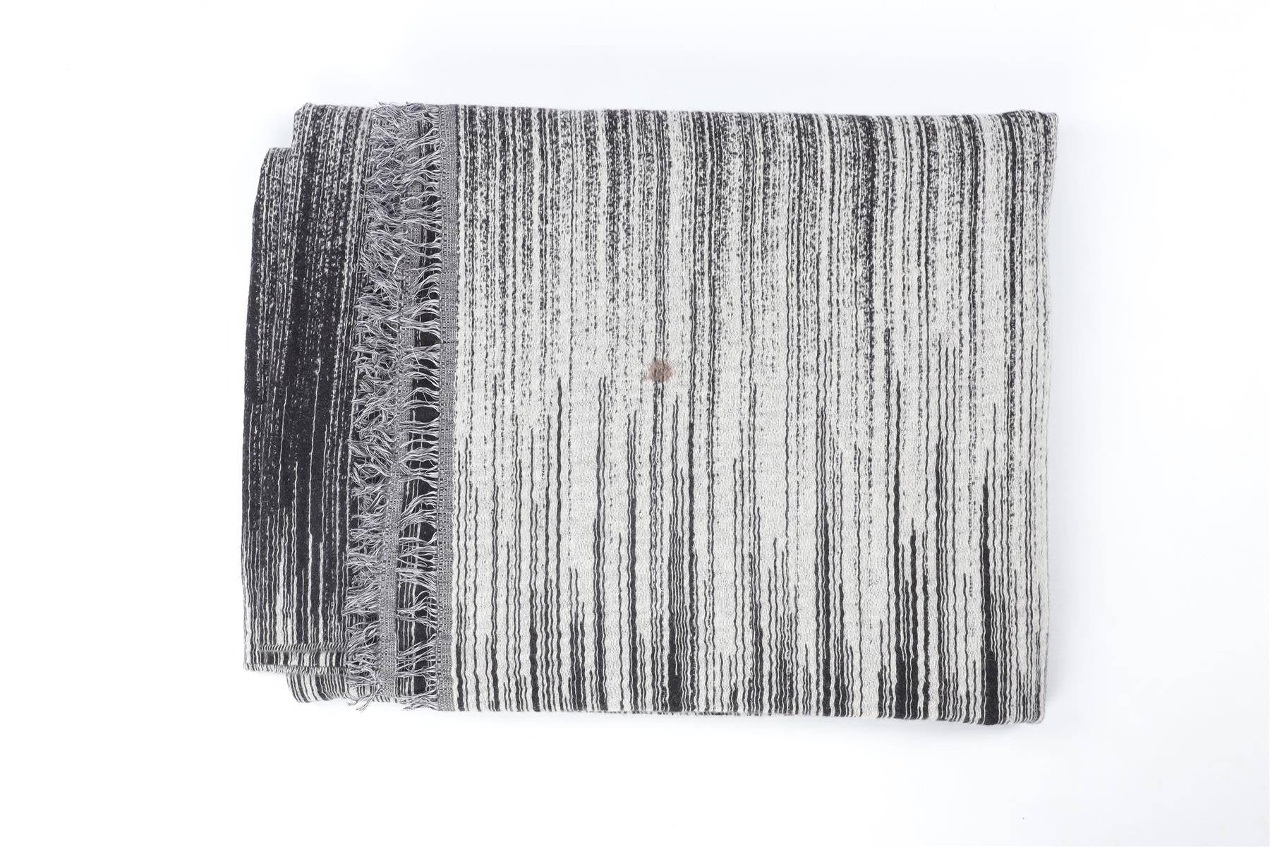 OYUNA GREY CASHMERE THROW ONE SIZE - Image 4