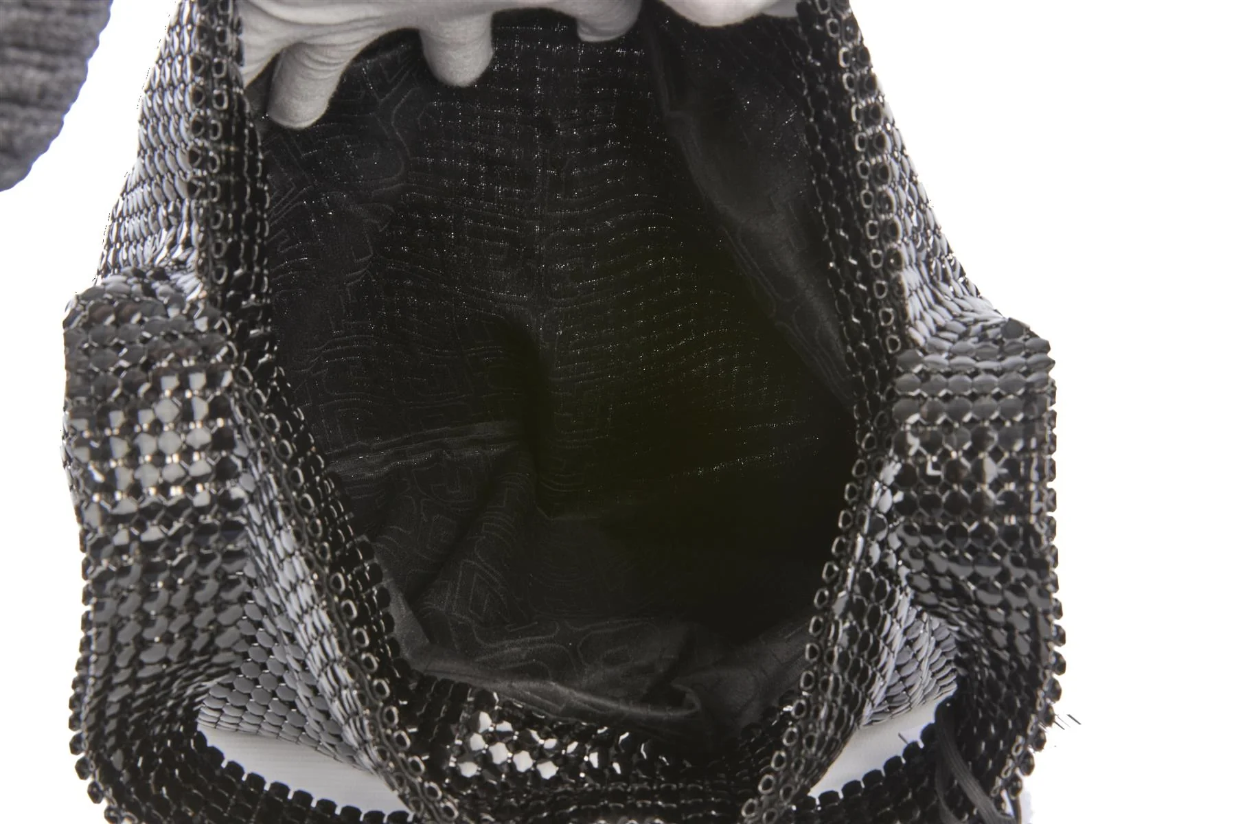 PACO RABANNE BLACK PIXEL CHAINMAIL SHOULDER BAG - Image 7