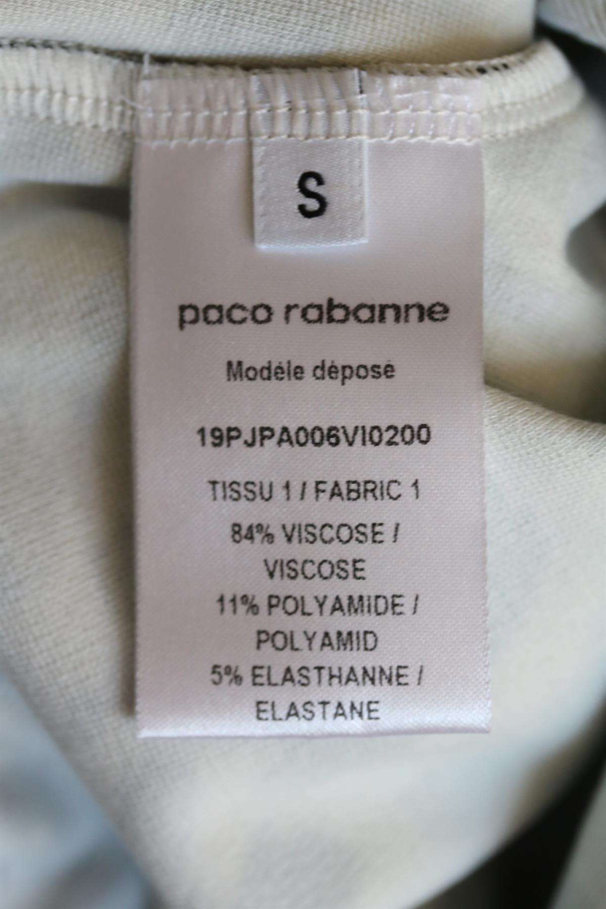 PACO RABANNE LEOPARD PRINT STRETCH JERSEY SHORTS SMALL - Image 5
