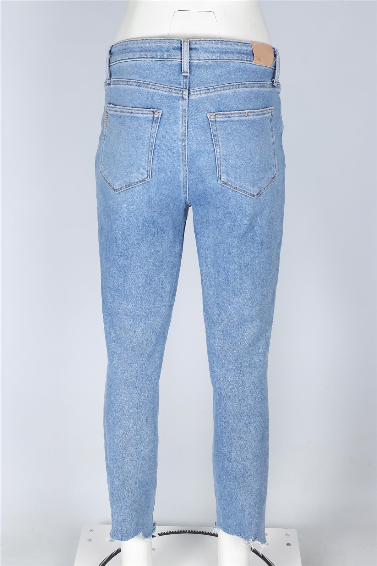 PAIGE BLUE HIGH RISE SKINNY JEANS W31 UK 12-14 - Image 4