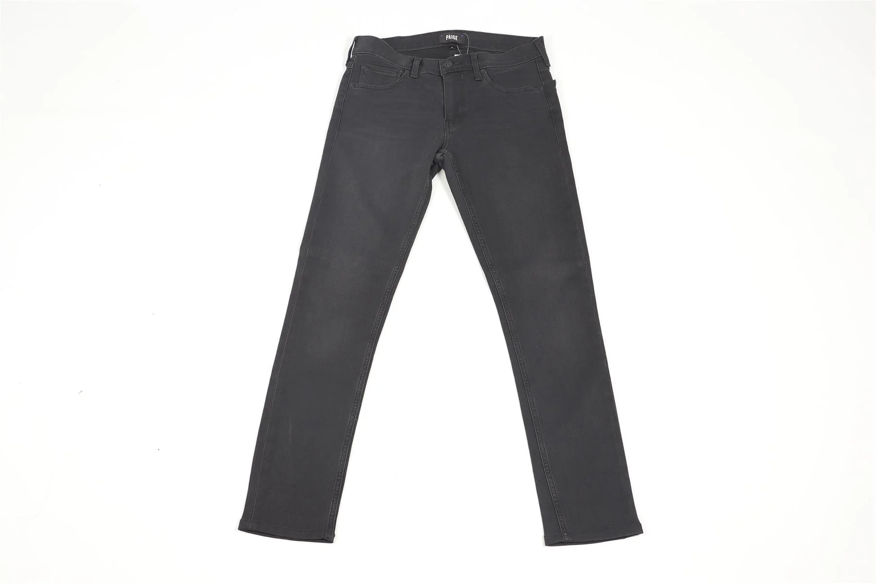 PAIGE GREY MEN'S SLIM LEG JEANS SMALL - Image 2