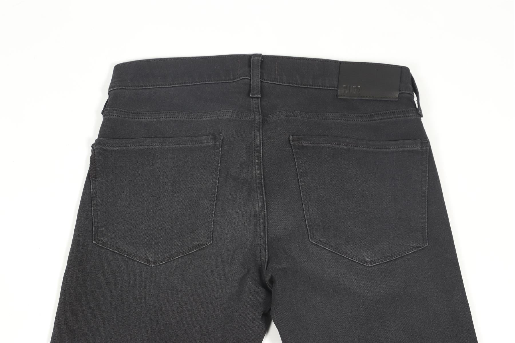 PAIGE GREY MEN'S SLIM LEG JEANS SMALL - Image 5