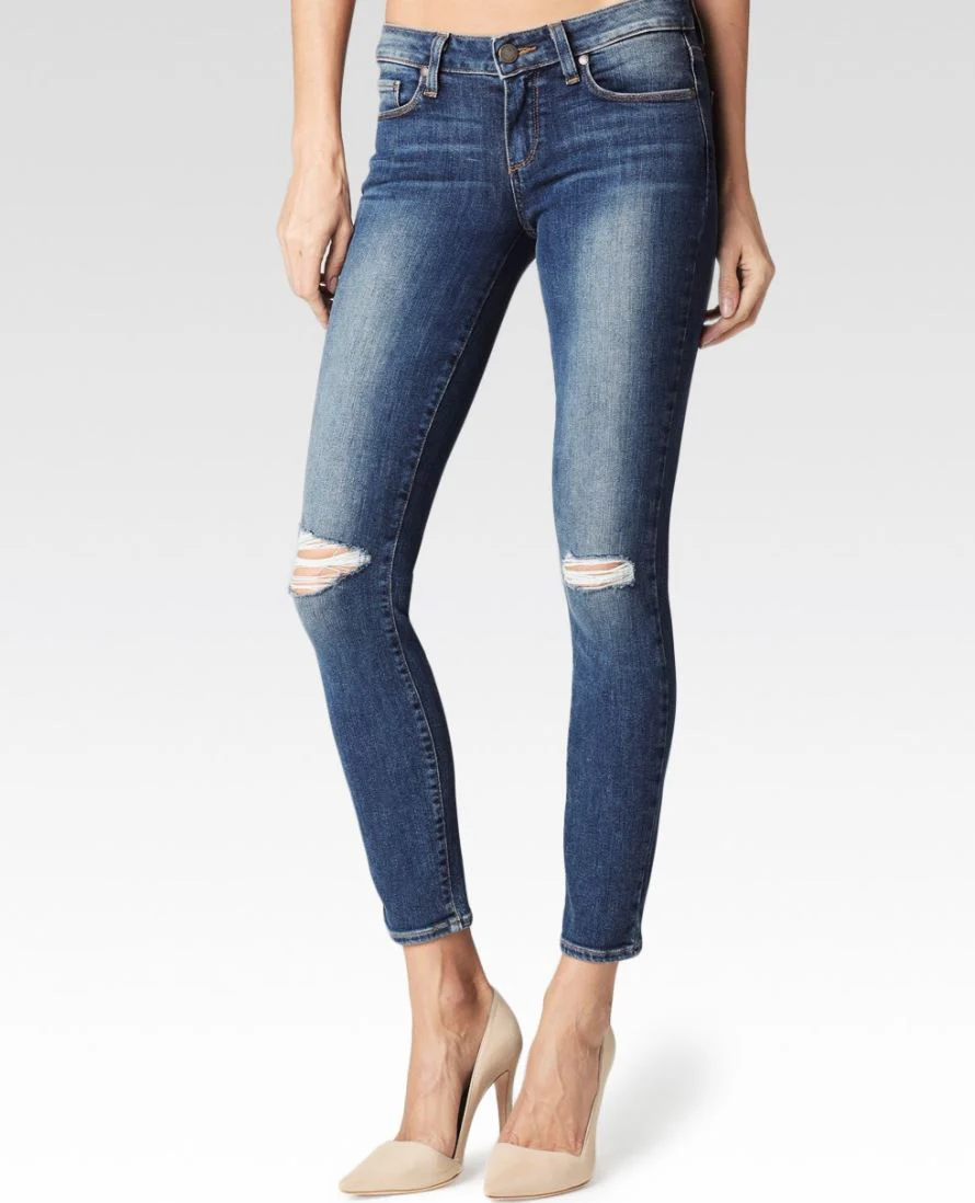 PAIGE VERDUGO ANKLE SKINNY JEANS IN KEIRAN DESTRUCTED W27 UK 8/10 - Image 9