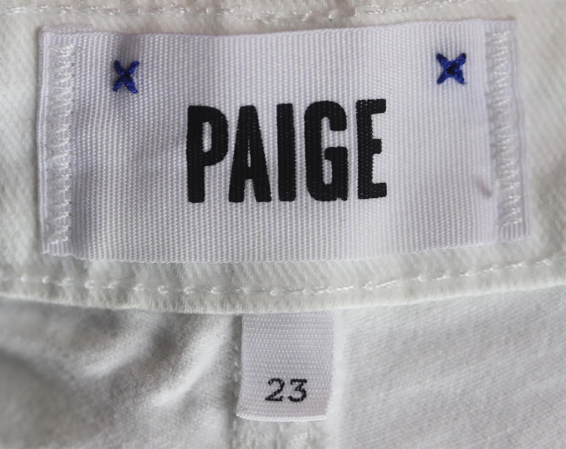 PAIGE VERDUGO DISTRESSED MIS RISE SKINNY JEANS W23 UK 4/6 - Image 4