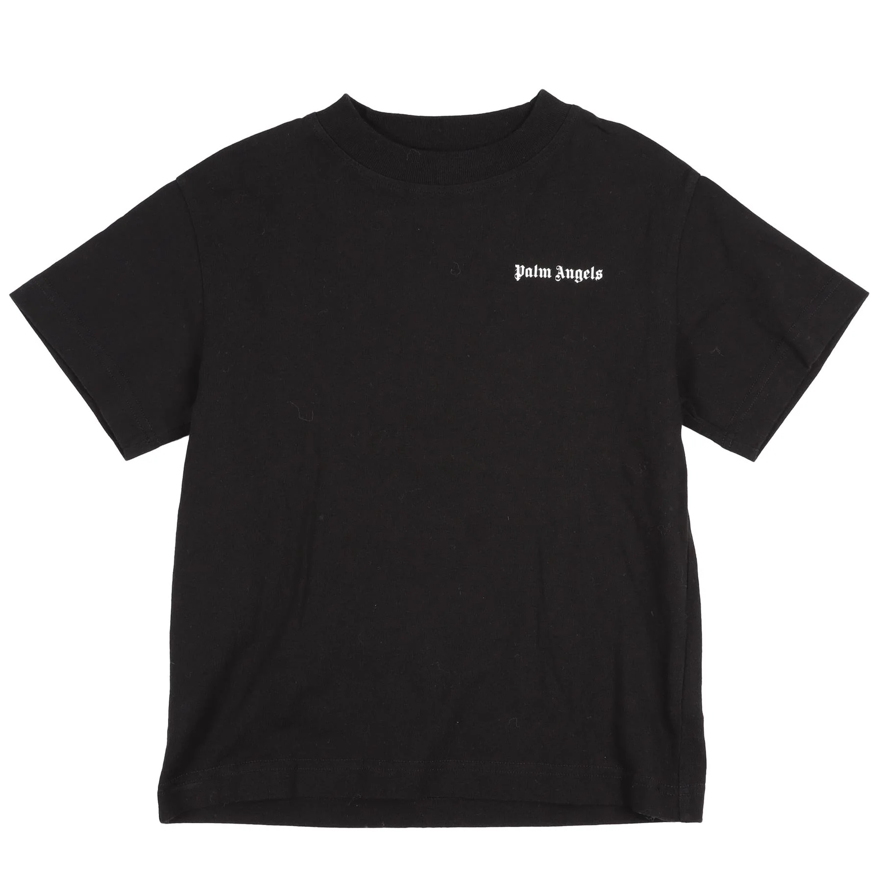 PALM ANGELS BLACK KIDS BOYS COTTON T-SHIRT 8 YEARS