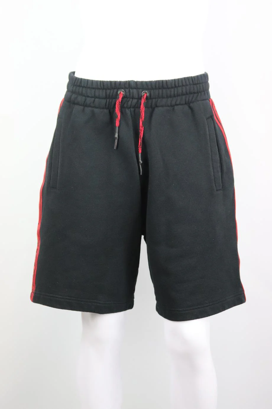 PALM ANGELS MEN'S STRIPED COTTON SHORTS XLARGE - Image 2