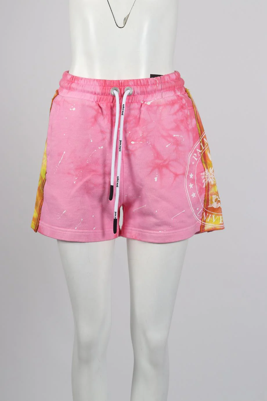 PALM ANGELS TIE DYED COTTON SHORTS SMALL - Image 2