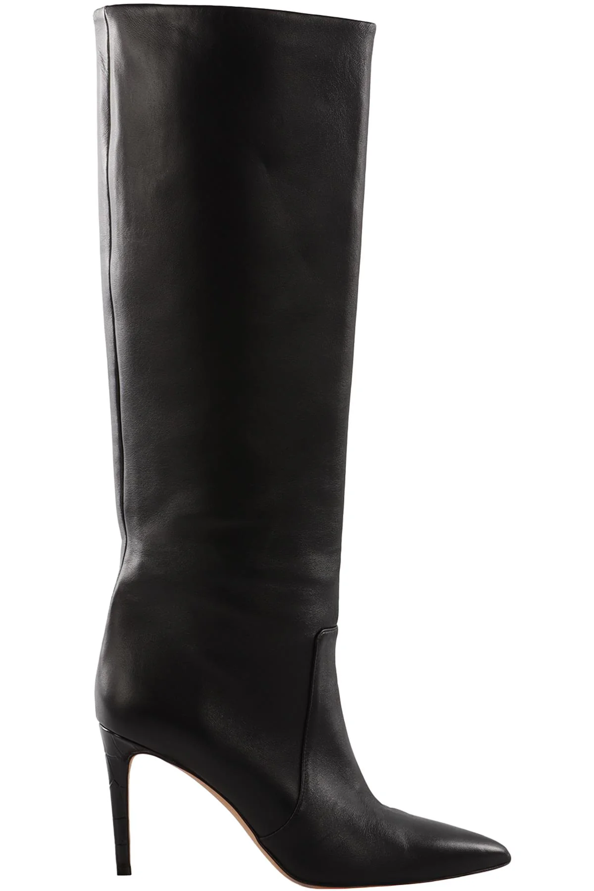 PARIS TEXAS BLACK LEATHER KNEE HIGH BOOTS EU 38.5 UK 5.5 US 8.5