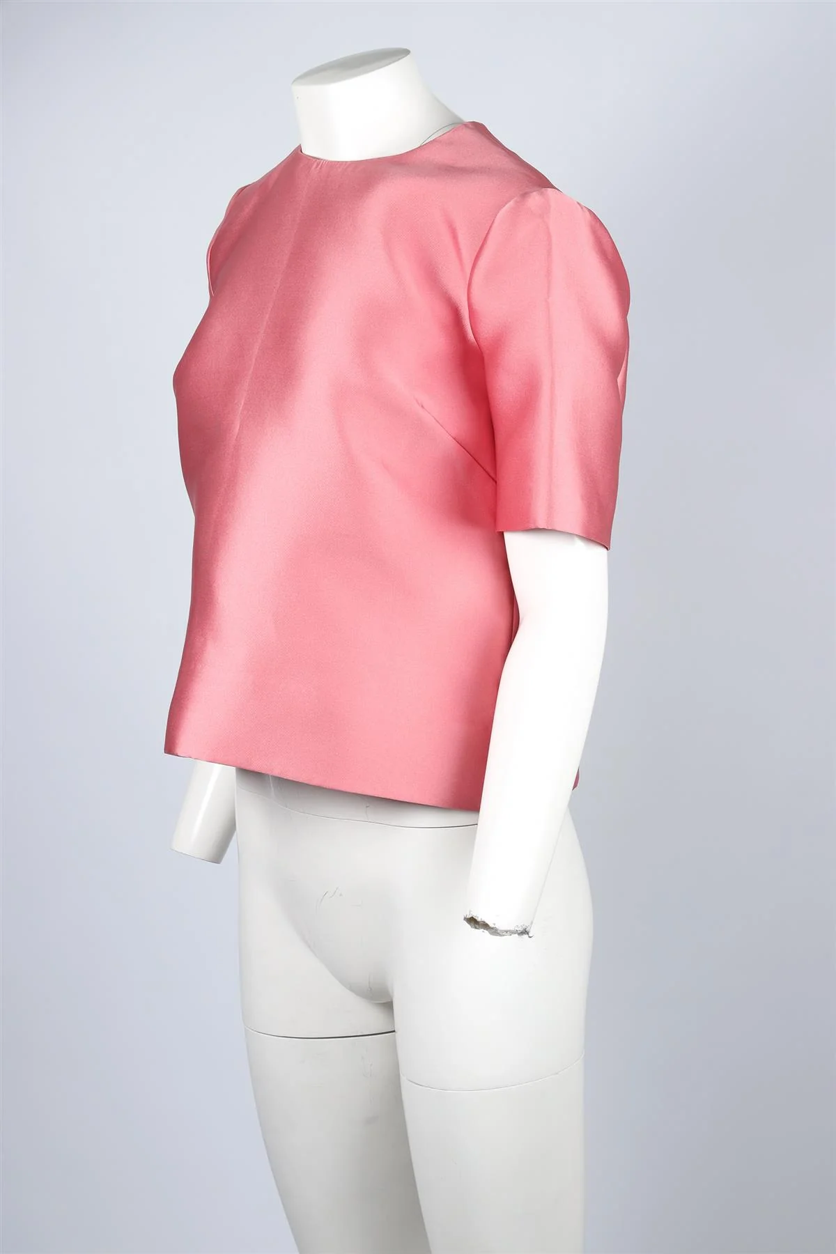 Parosh Pink Satin Top LARGE - Image 3