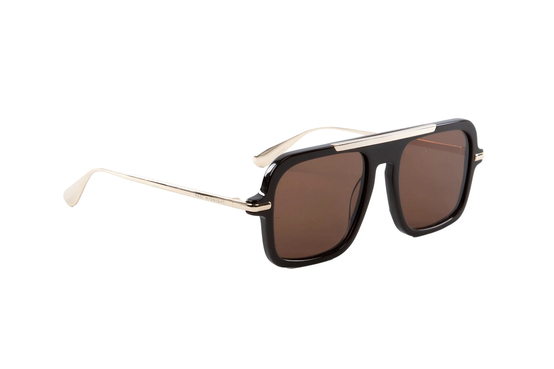 PAST MIDNIGHT BROWN THE RETRO ACETATE SUNGLASSES - Image 2